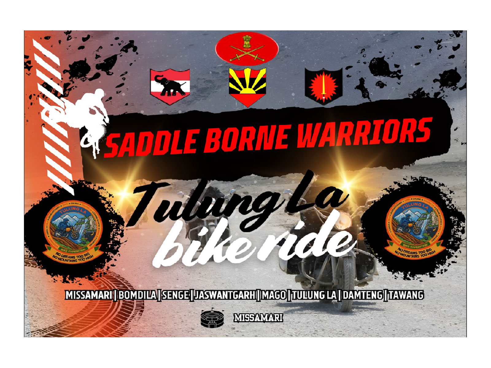 Gajraj Corps to organise "Saddle Borne Warriors" motorcycle rally (Photo: Indian Army)