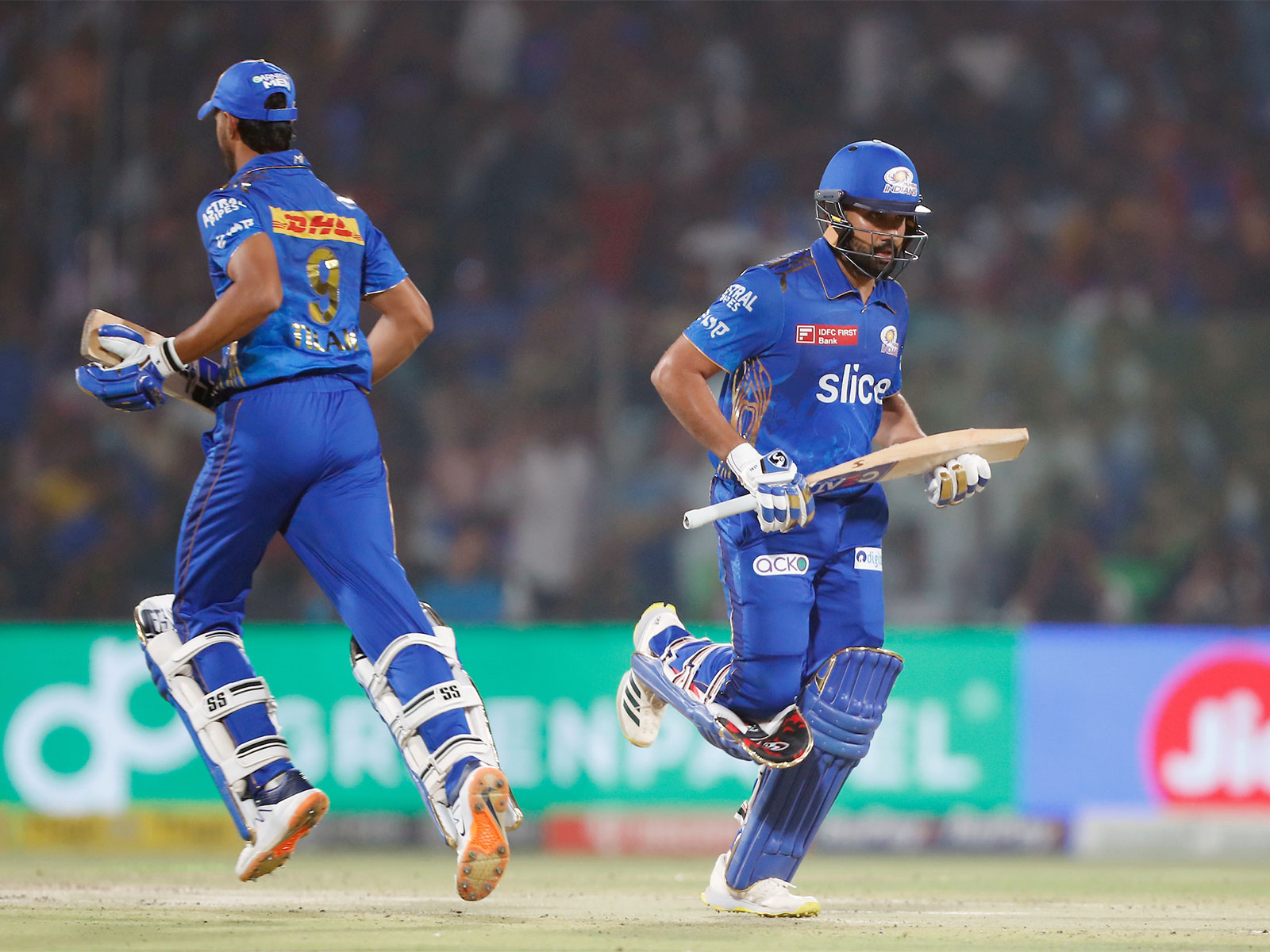 Tilak Varma and Rohit Sharma. (Photo: ANI)