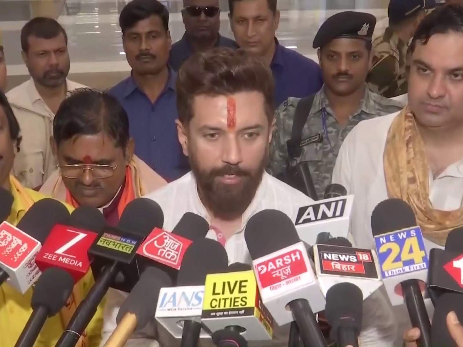 Union Minister Chirag Paswan (Photo: ANI) 
