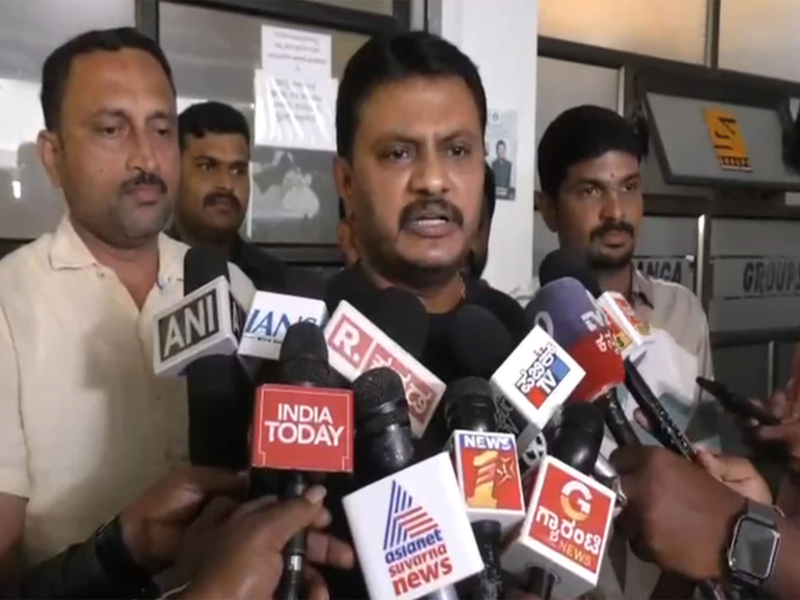  Congress MLA Shivaganga Basavaraj (Photo/ANI) 