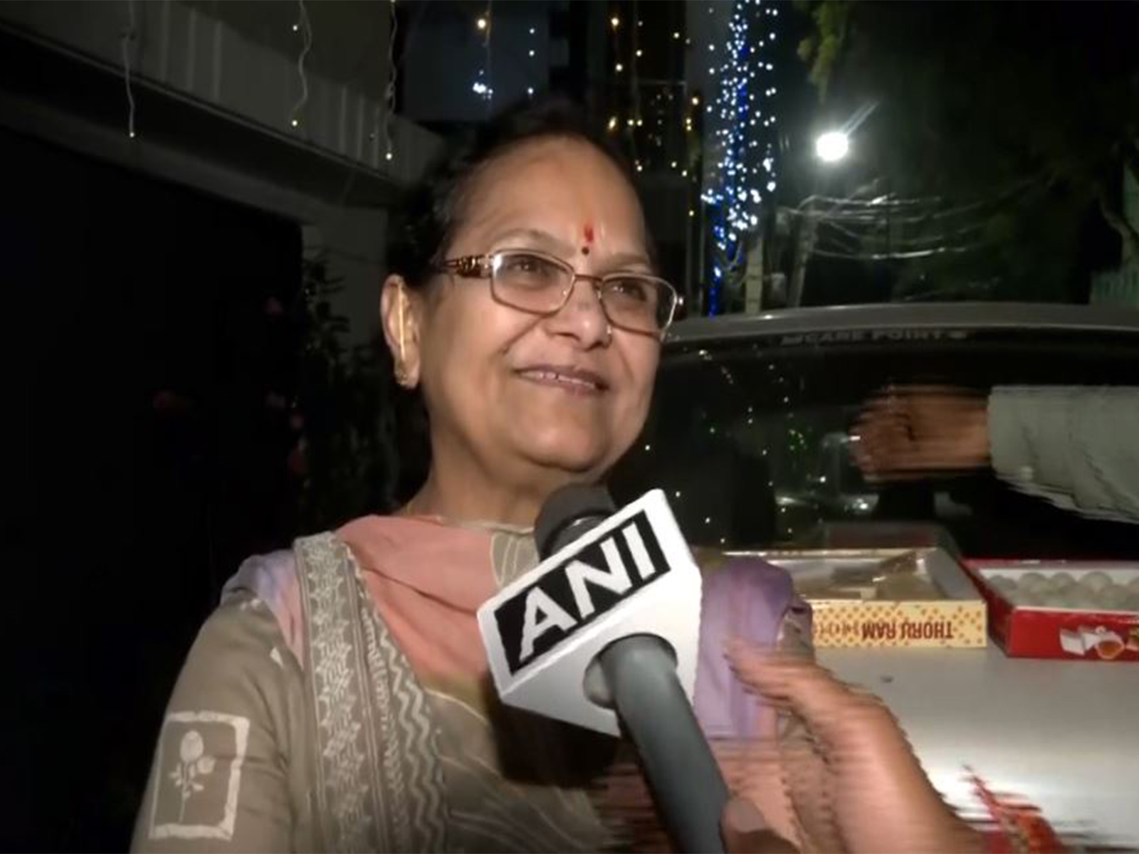 Wife of BJP President Sat Sharma, Chanchal Sharma (Photo/ANI)