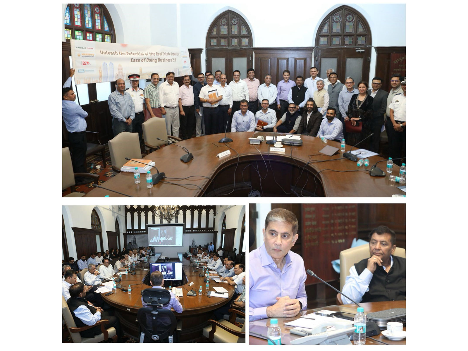Sukhraj Nahar, CREDAI-MCHI President, leads first joint meet with BMC Chief to boost realty growth