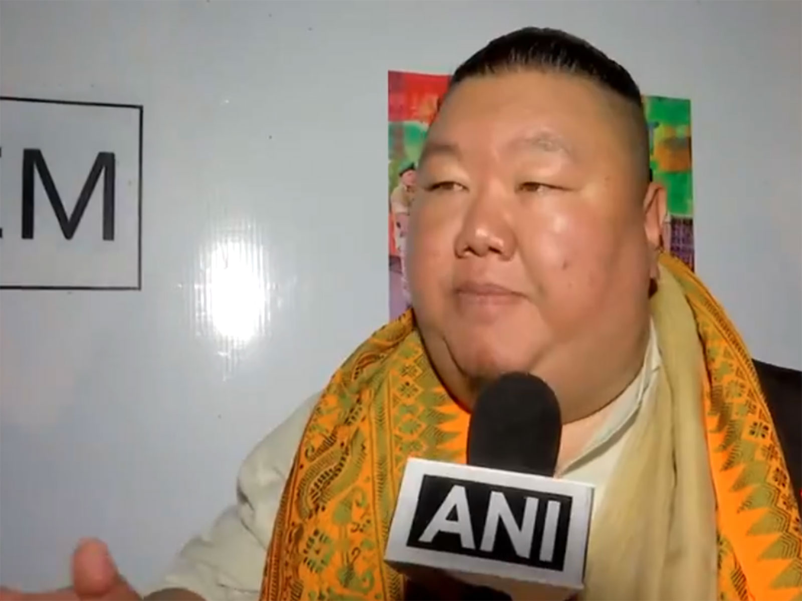 Nagaland Tourism Minister Temjen Imna Along (Image source: ANI)