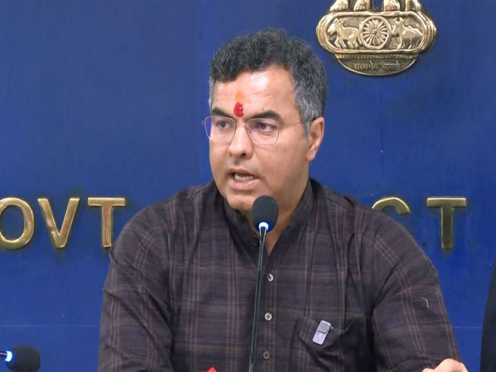 Delhi Minister Parvesh Sahib Singh (Photo/ANI)