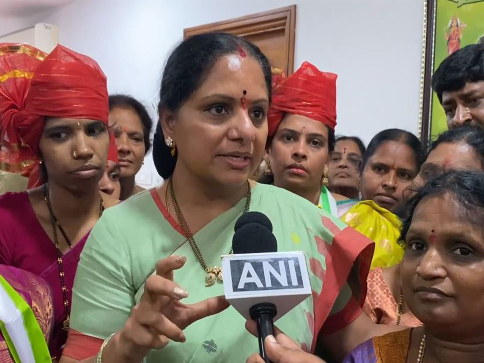 Former MLC and Telangana Jagruti President K Kavitha (Photo/ANI)
