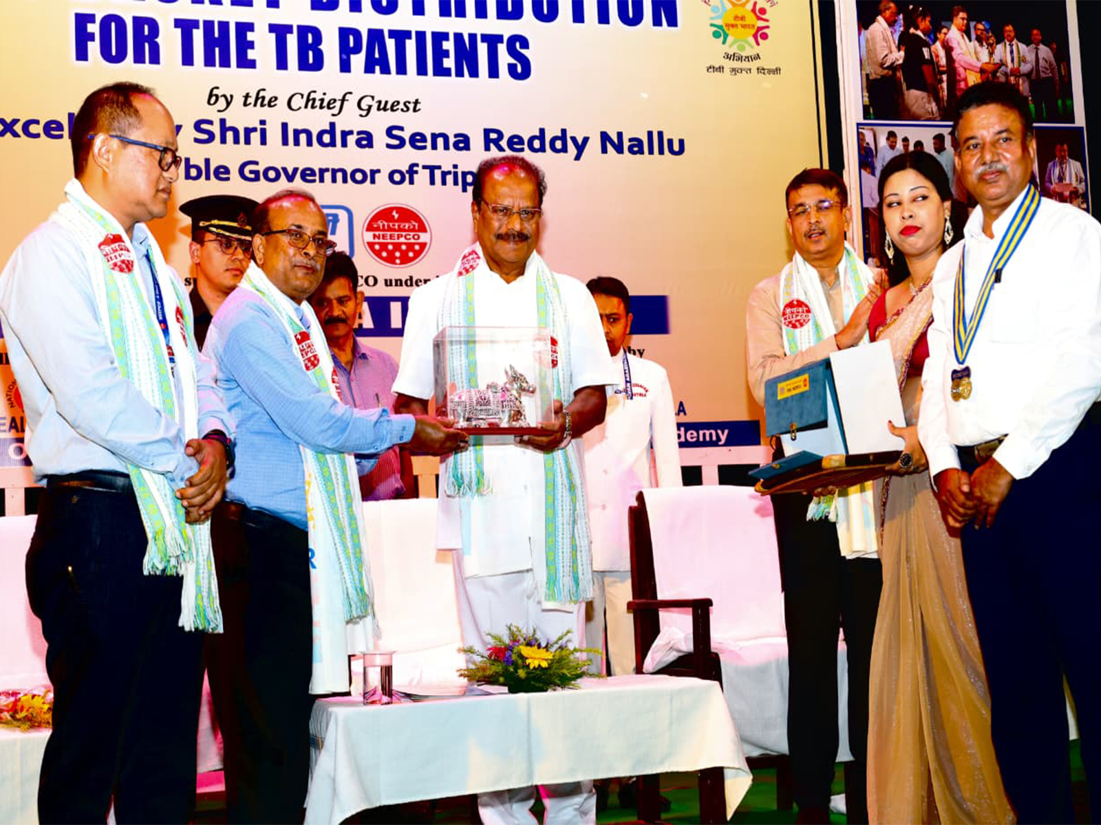 Tripura Governor launch food basket distribution for TB Patients (Photo/X/@TripuraGovernor)