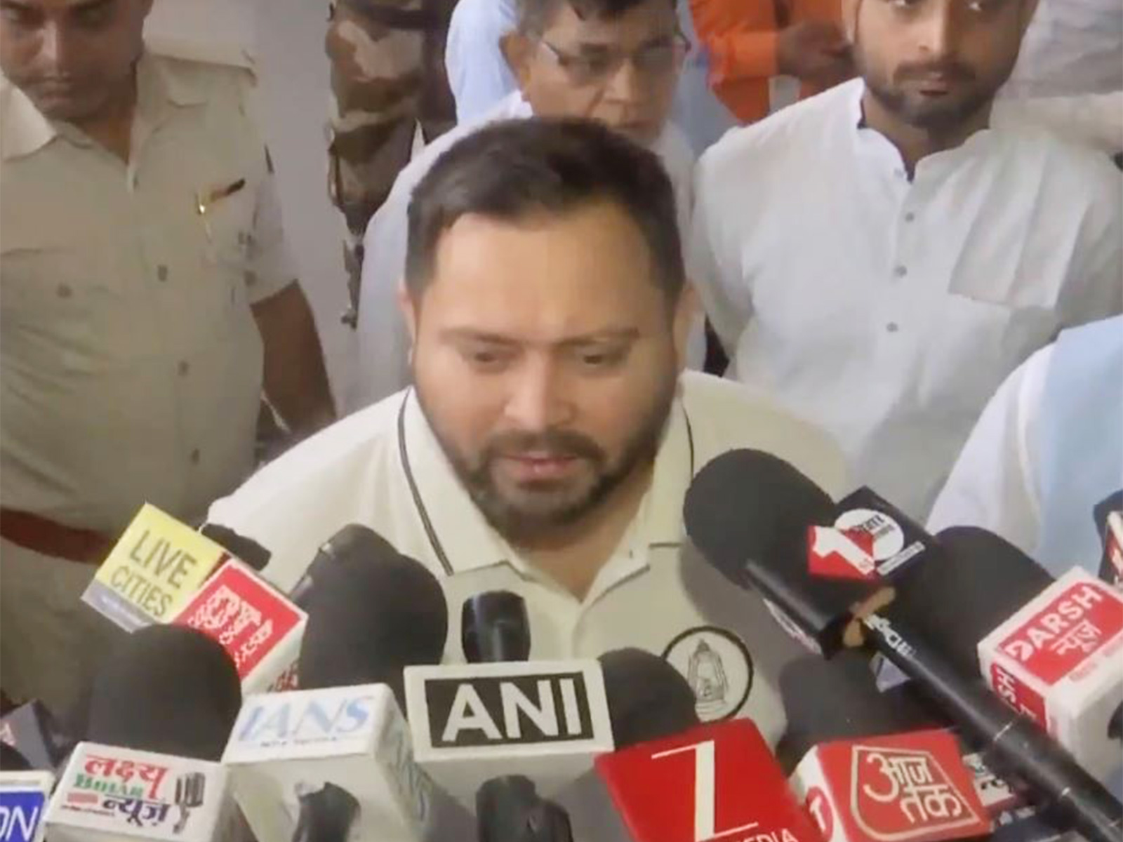 Mahagathbandhan's Chief Ministerial candidate and RJD leader Tejashwi Yadav (Photo/ANI)
