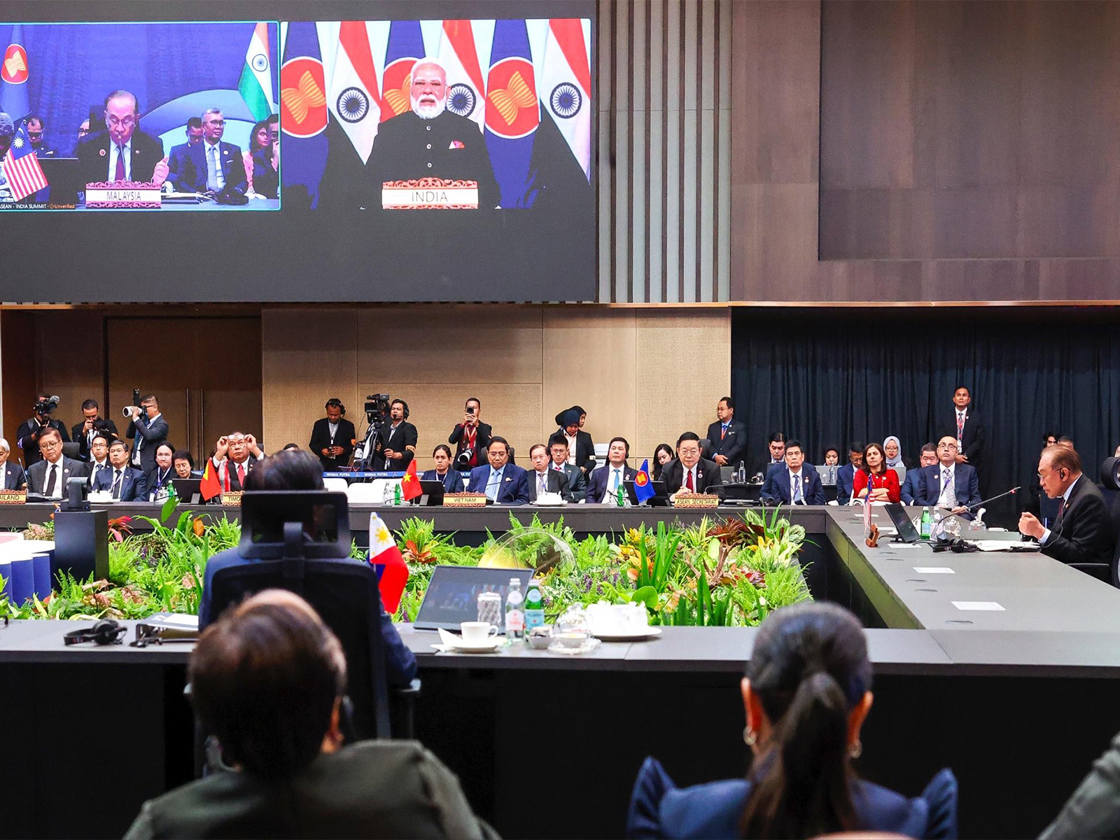 PM Modi virtually adressing the 22nd ASEAN-India Summit (Photo:X/@MEAIndia)