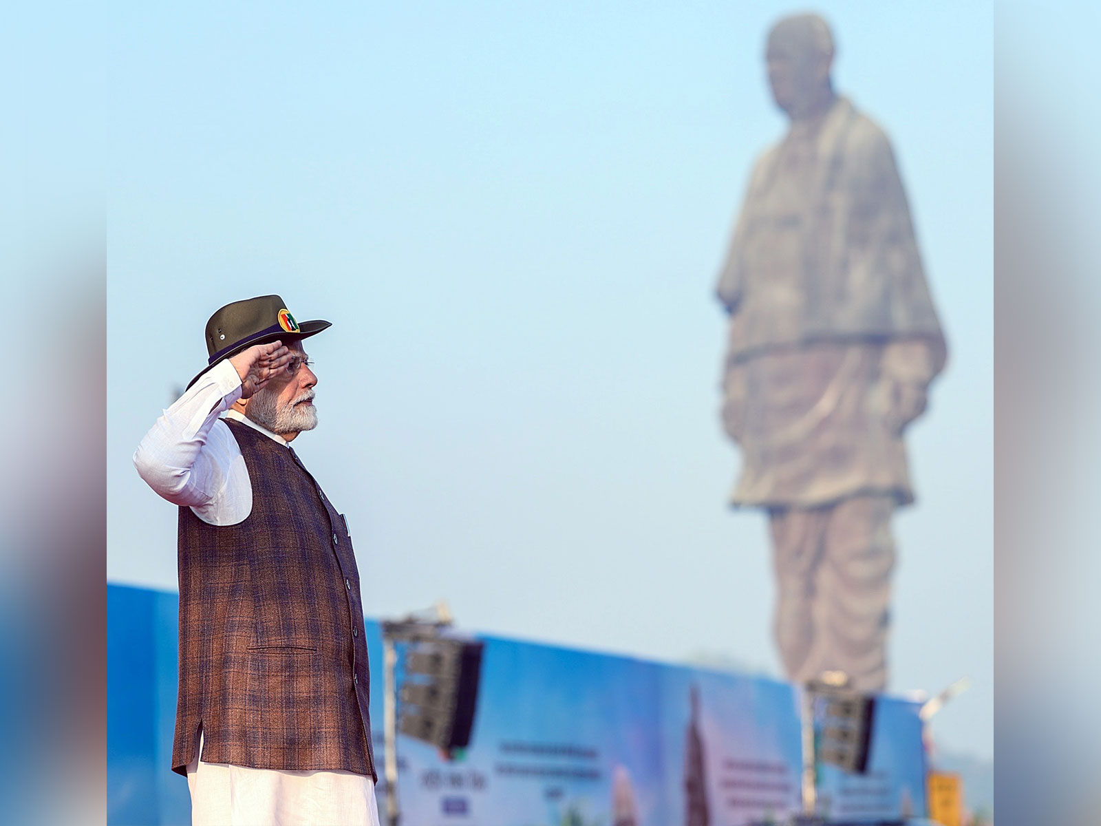 Prime Minister Narendra Modi witnesses the 'Rashtriya Ekta Diwas' parade on the birth anniversary of Sardar Vallabhbhai Patel in 2024 (File Photo/ANI)