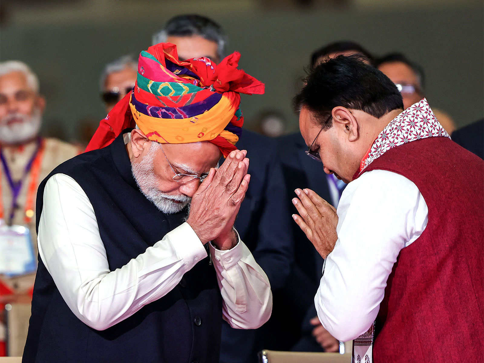 Rajasthan CM Bhajan Lal Sharma with PM Narendra Modi (File Photo/ANI)