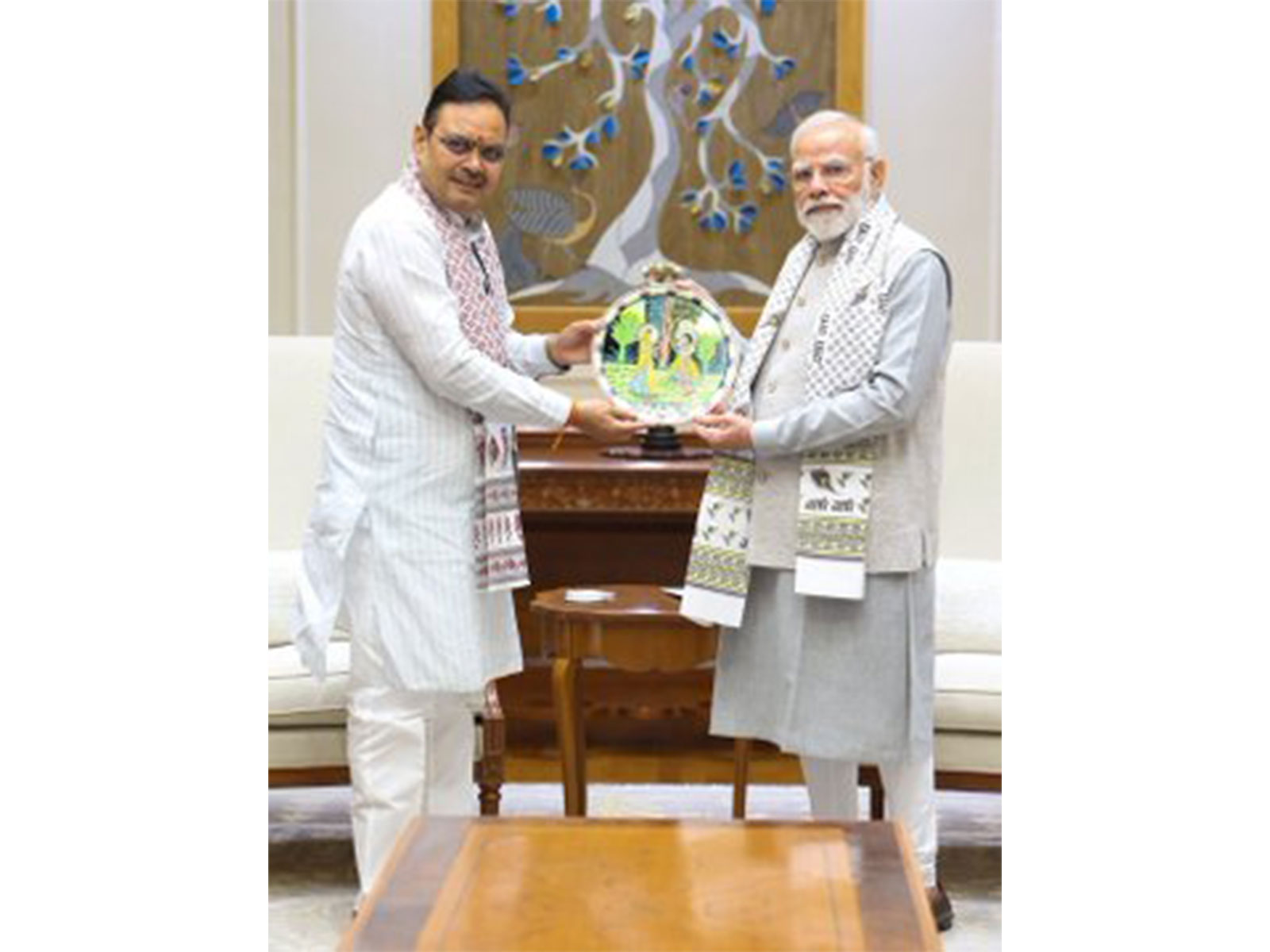 Rajasthan CM Bhajan Lal Sharma meets PM Modi (Photo/X/@BhajanlalBjp)