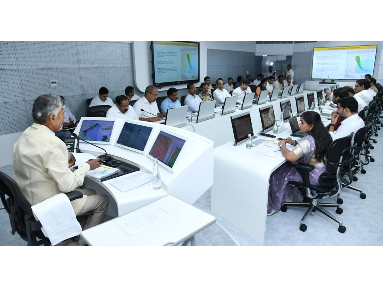 CM Chandrababu Naidu leads 24x7 real-time monitoring (Photo/X/@ncbn)