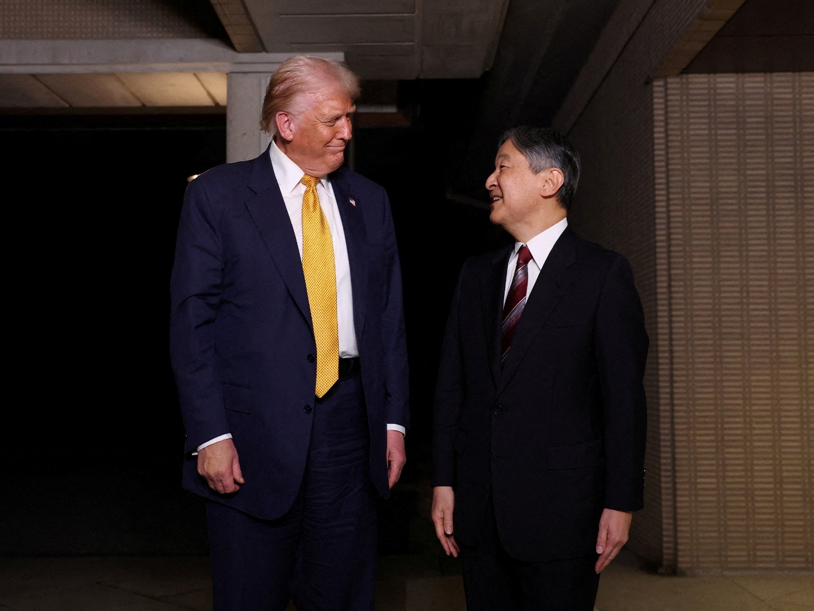 US President Donald Trump met Japan's Emperor Naruhito (Photo/Reuters)