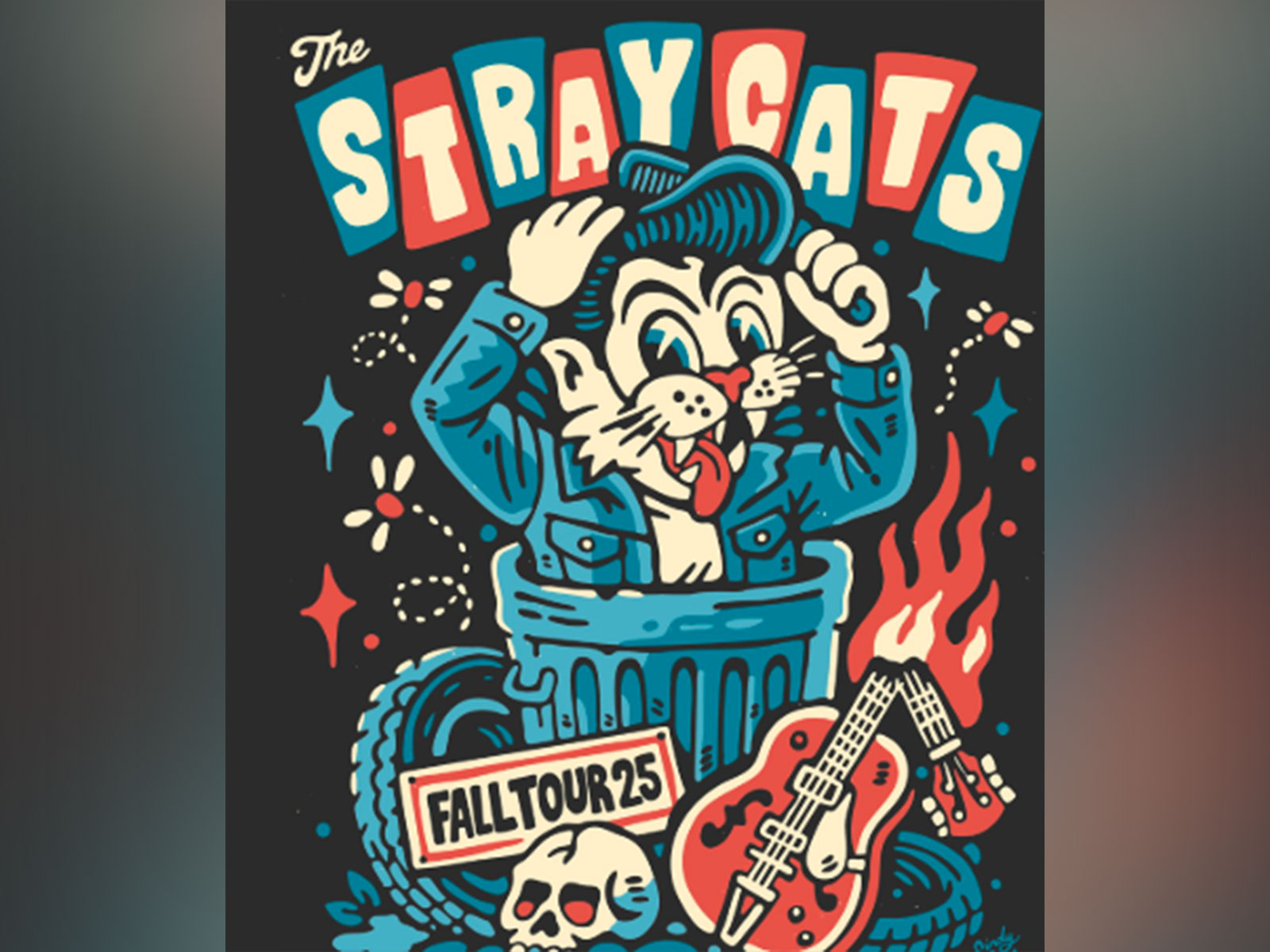 The Stray Cats (Image source: Instagram@straycatsmusic)