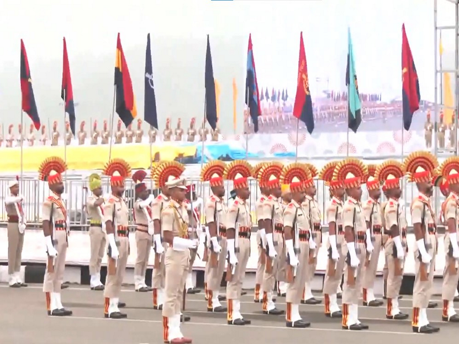 Visuals from the National Unity Day full dress rehearsals (Photo: ANI)