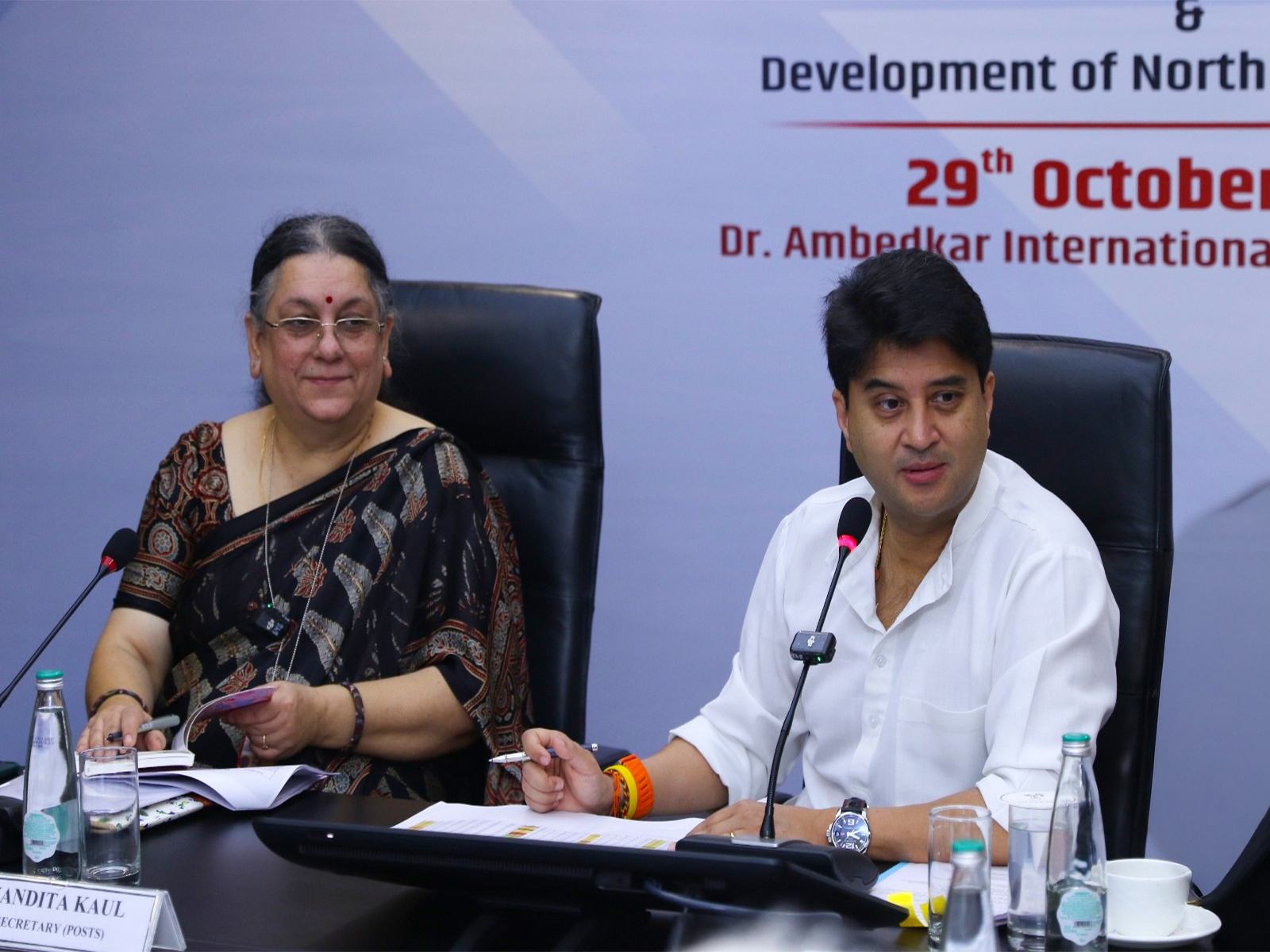 Jyotiraditya M. Scindia, Union Minister of Communications and DoNER (Photo/@IndiaPostOffice)