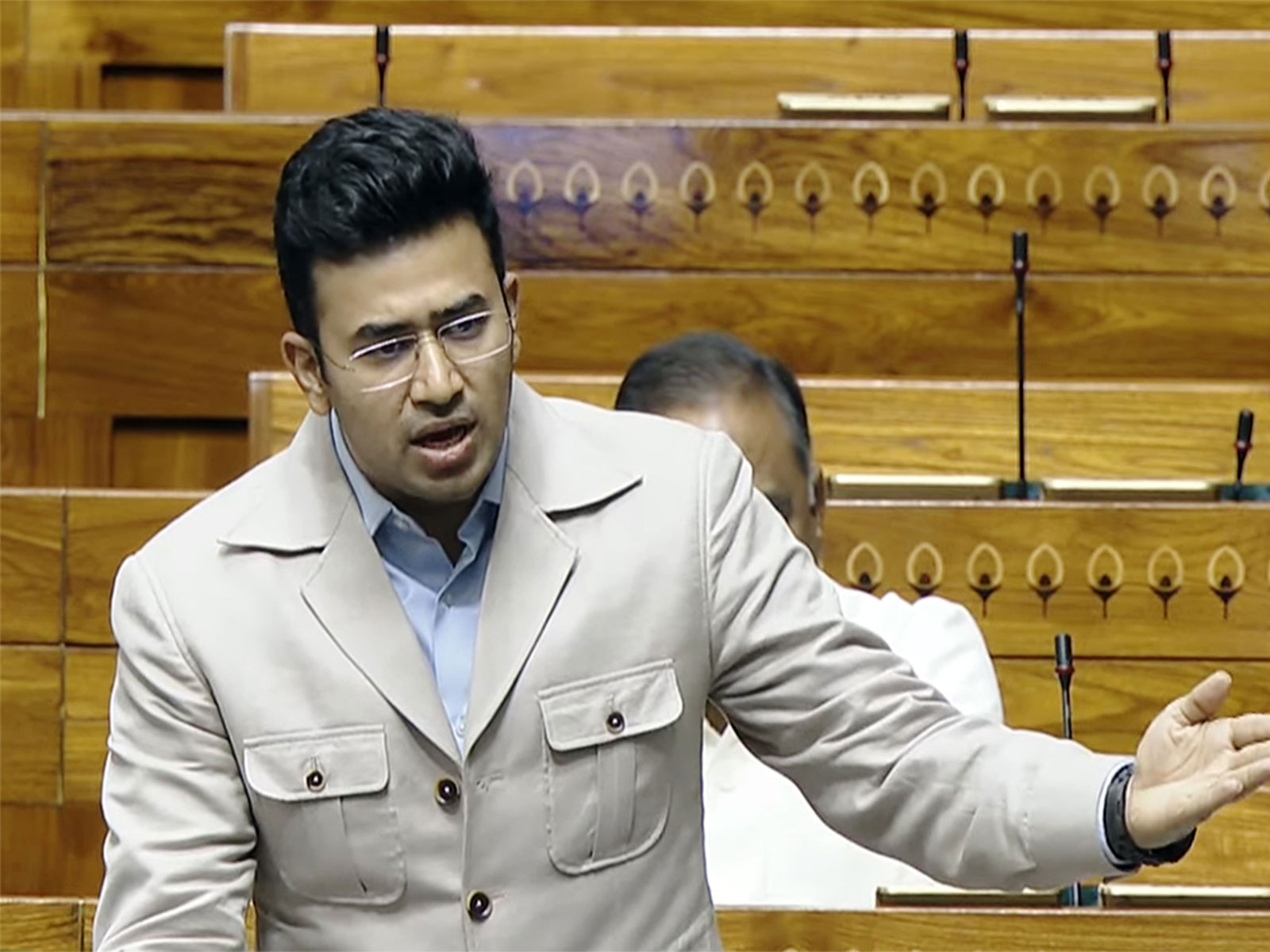 BJP leader and Bengaluru South MP Tejasvi Surya (File Photo/ANI)