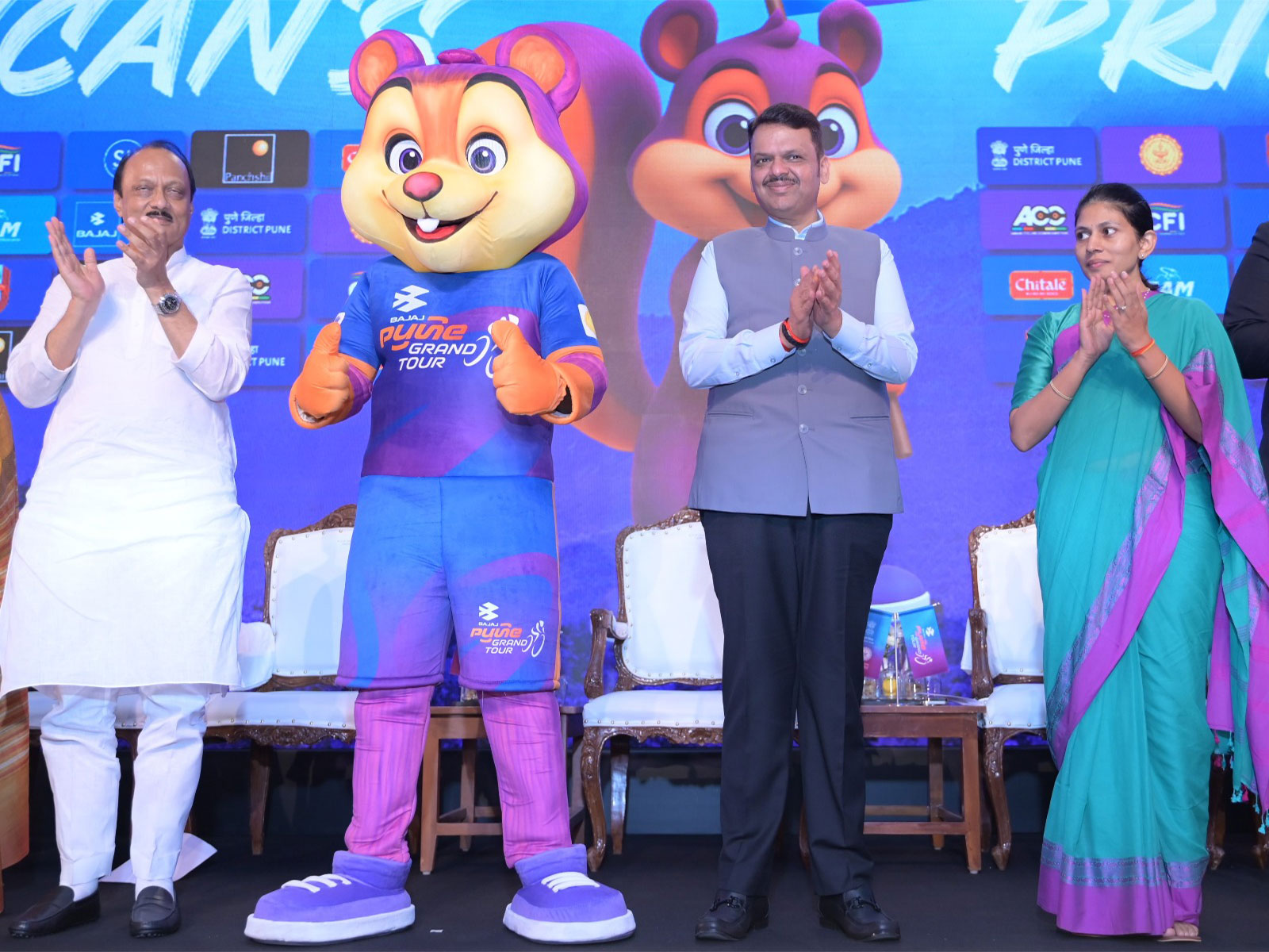 Pune Grand Tour Mascot unveiling. (Photo: Pune Grand Tour)