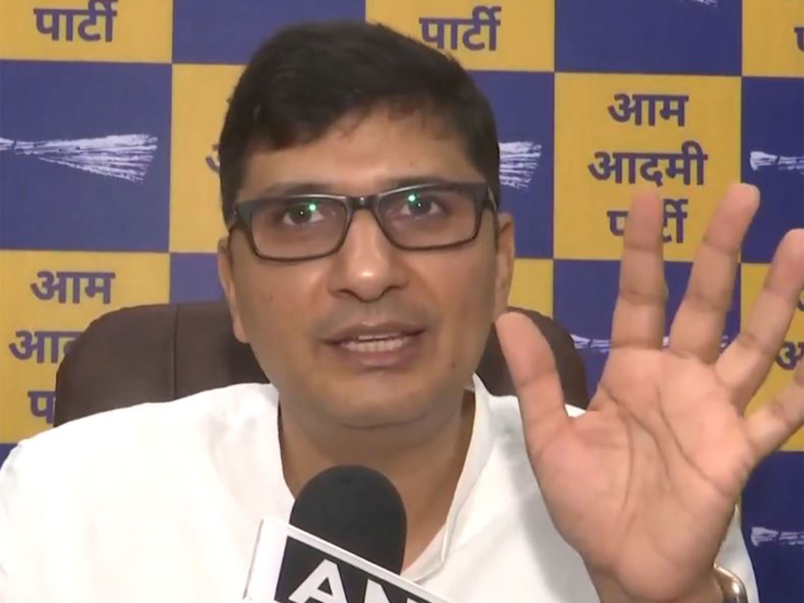 Aam Aadmi Party (AAP) leader Saurabh Bharadwaj (Photo/ANI)