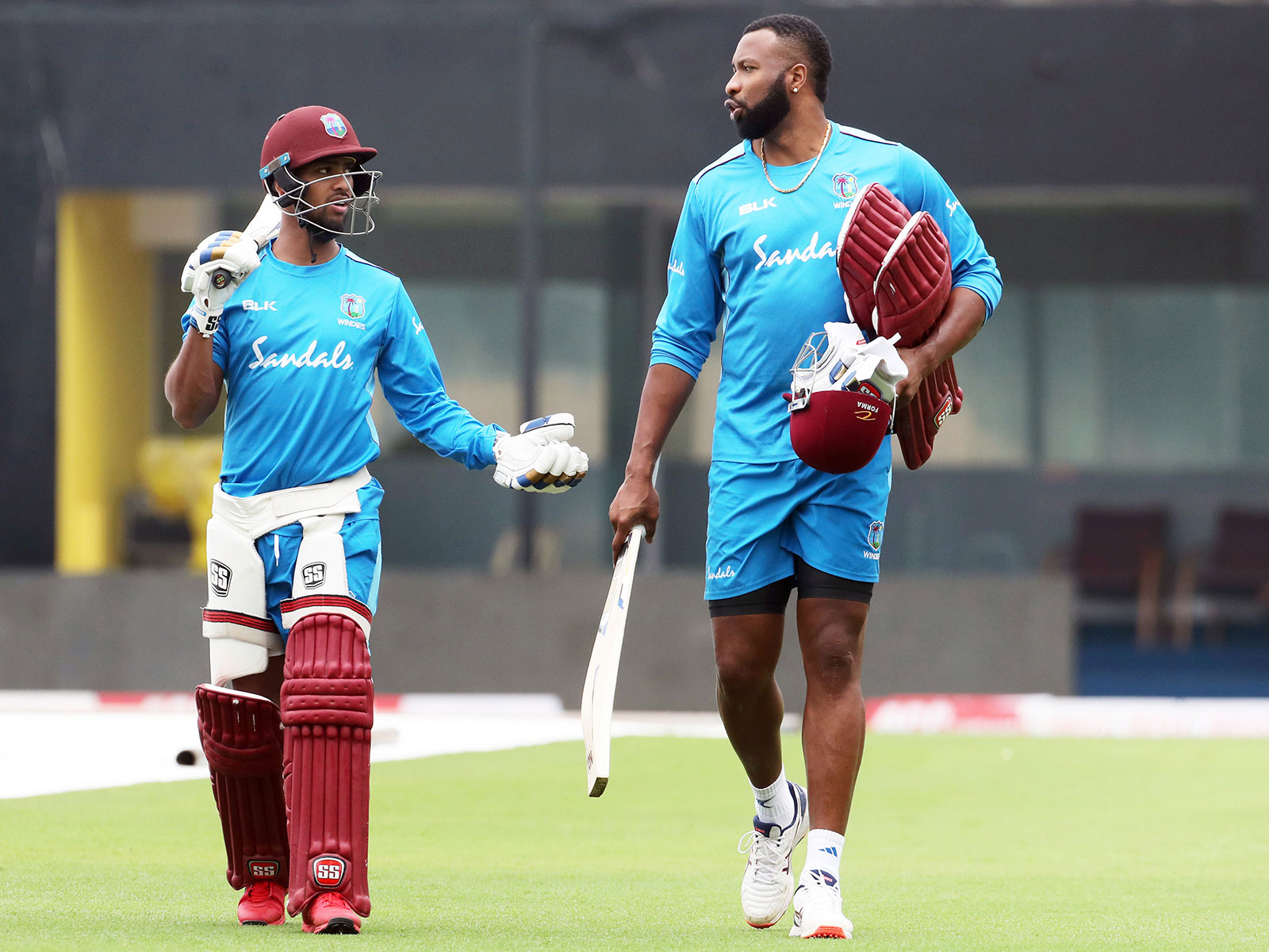 Nicholas Pooran and Kieron Pollard (Photo/ANI)