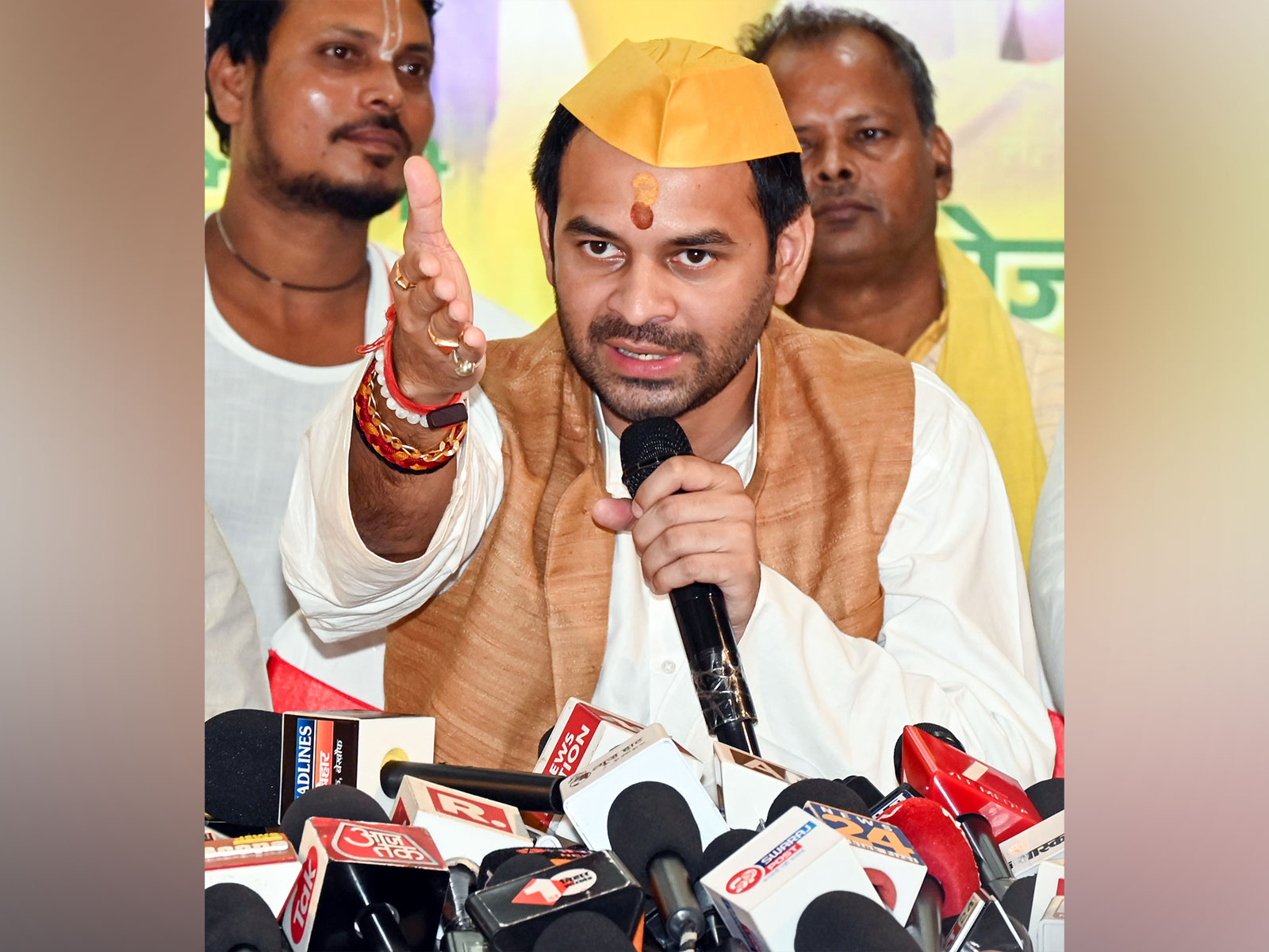 JJD chief Tej Pratap Yadav (File Photo/ANI)