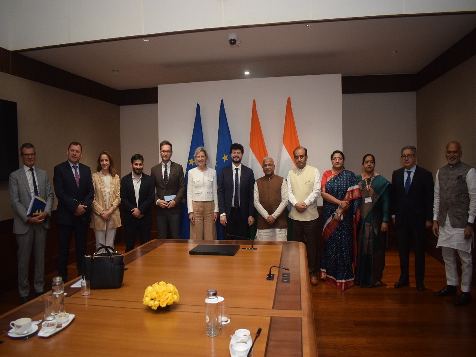 Parliamentary Delegation from the European Parliament (Photo: X@harivansh1956)