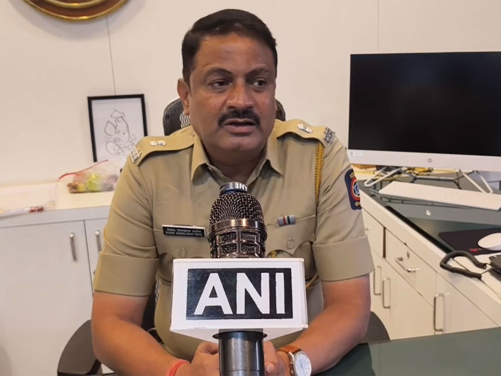 Vivek Patil, Deputy Commissioner of Police (Traffic), Pimpri Chinchwad (Photo/ANI)