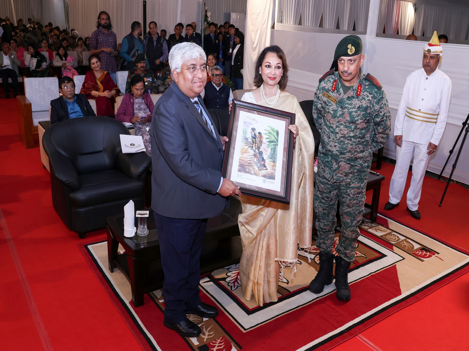 Project Empathy, Assam Rifles Public School host 'I AM WITH YOU' art exhibition (Photo/ANI)