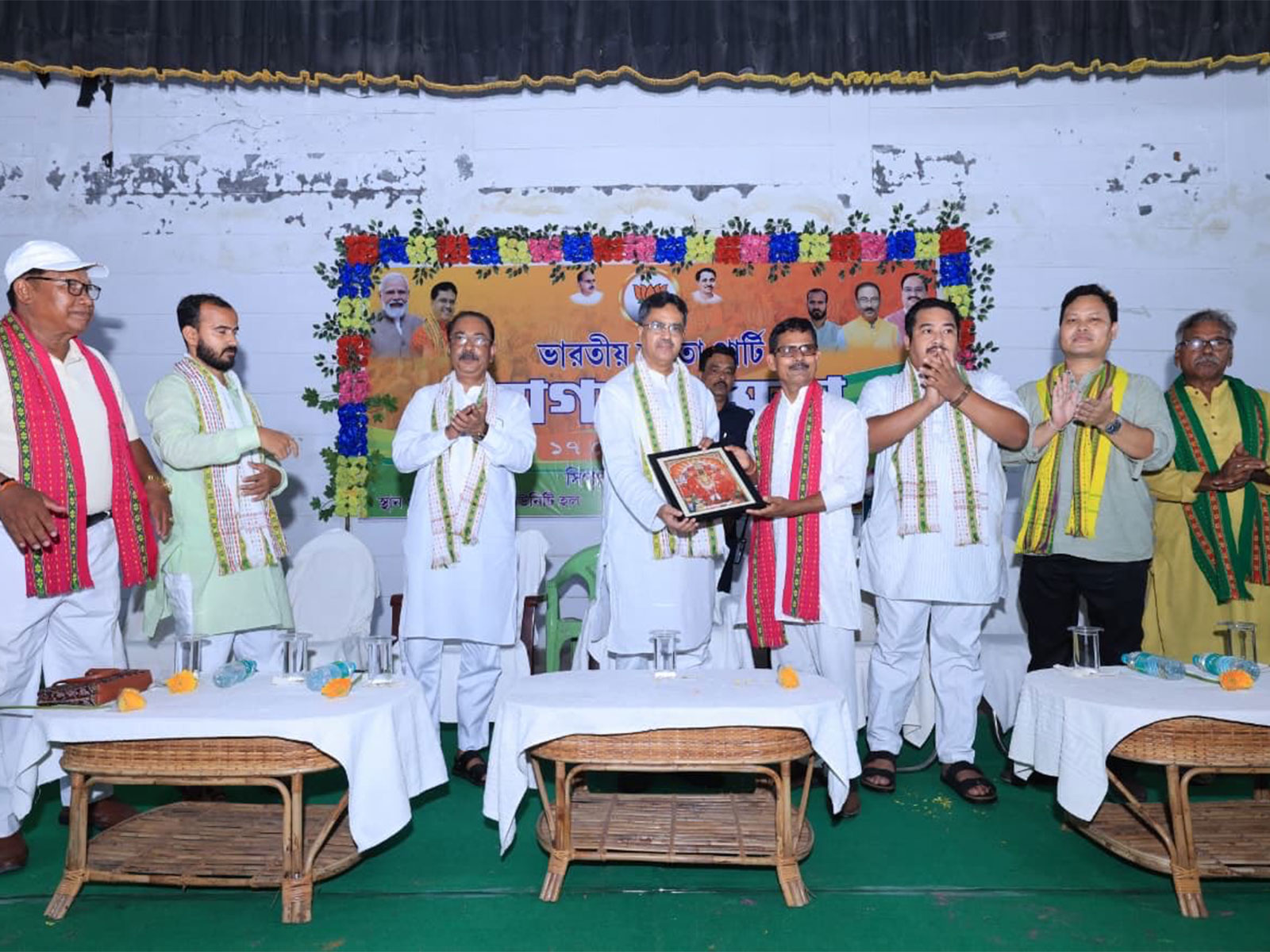 487 voters officially joined the BJP in Golaghati Mandal (Photo/X@TripuraCM