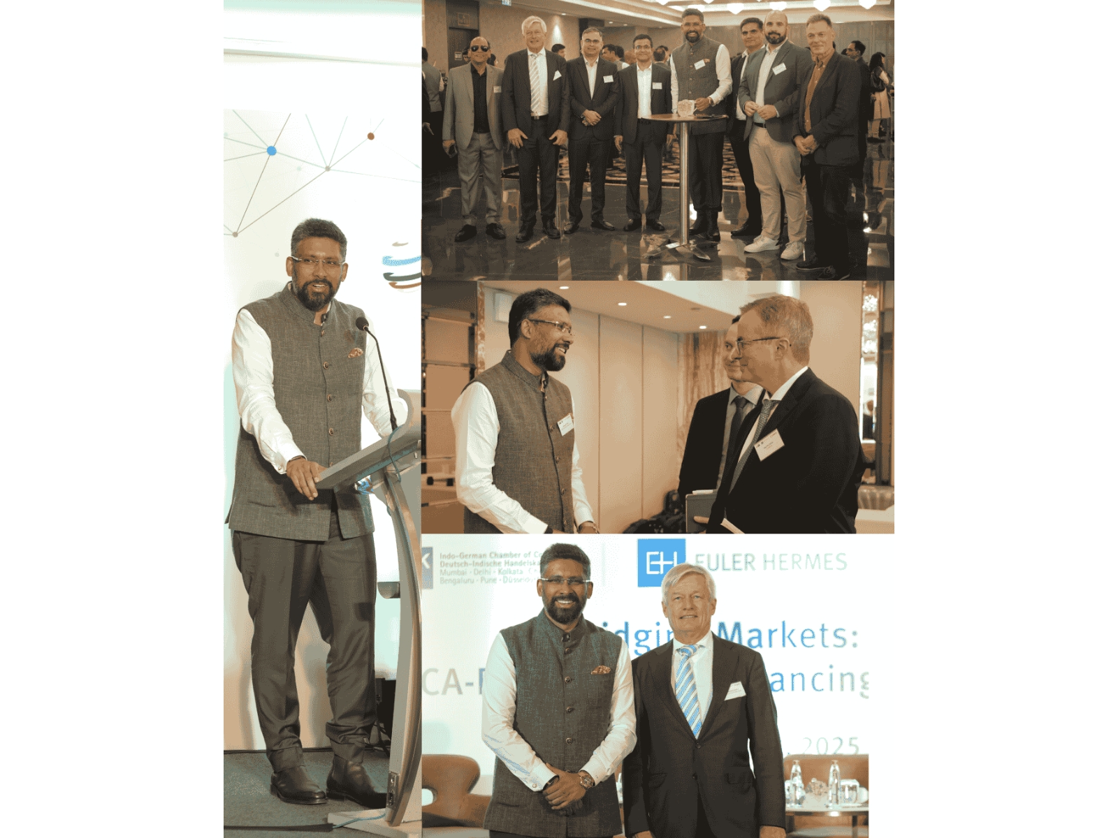 Vishwa Samudra's MD, Shivdutt Das, showcases ECA-backed Export Financing models at the European Credit Agencies Conference