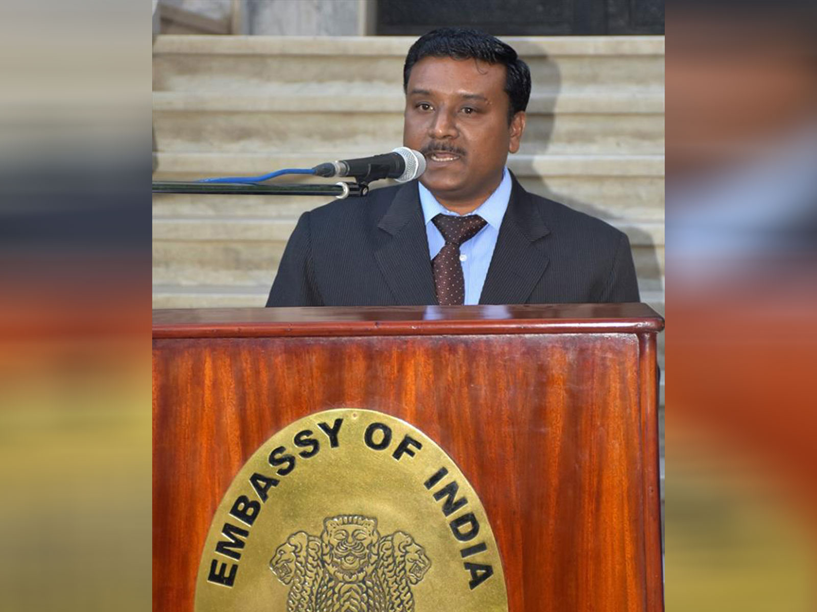 Vinod Bahade, Joint Secretary (Counter Terrorism) at the MEA (Photo:X/@indembcairo)