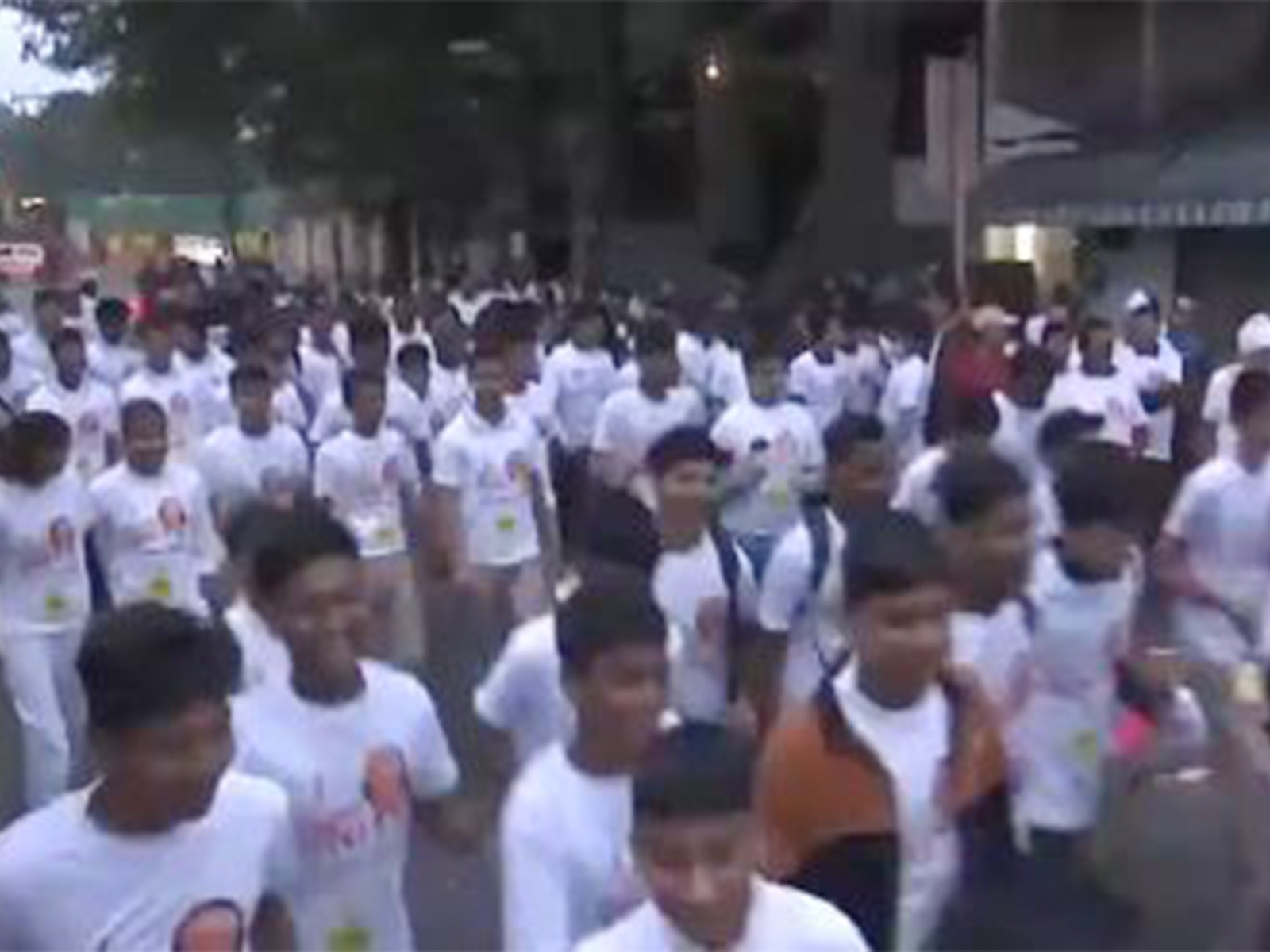 Moradabad Nagar Nigam flags off "Unity for Run" (Photo/ANI)