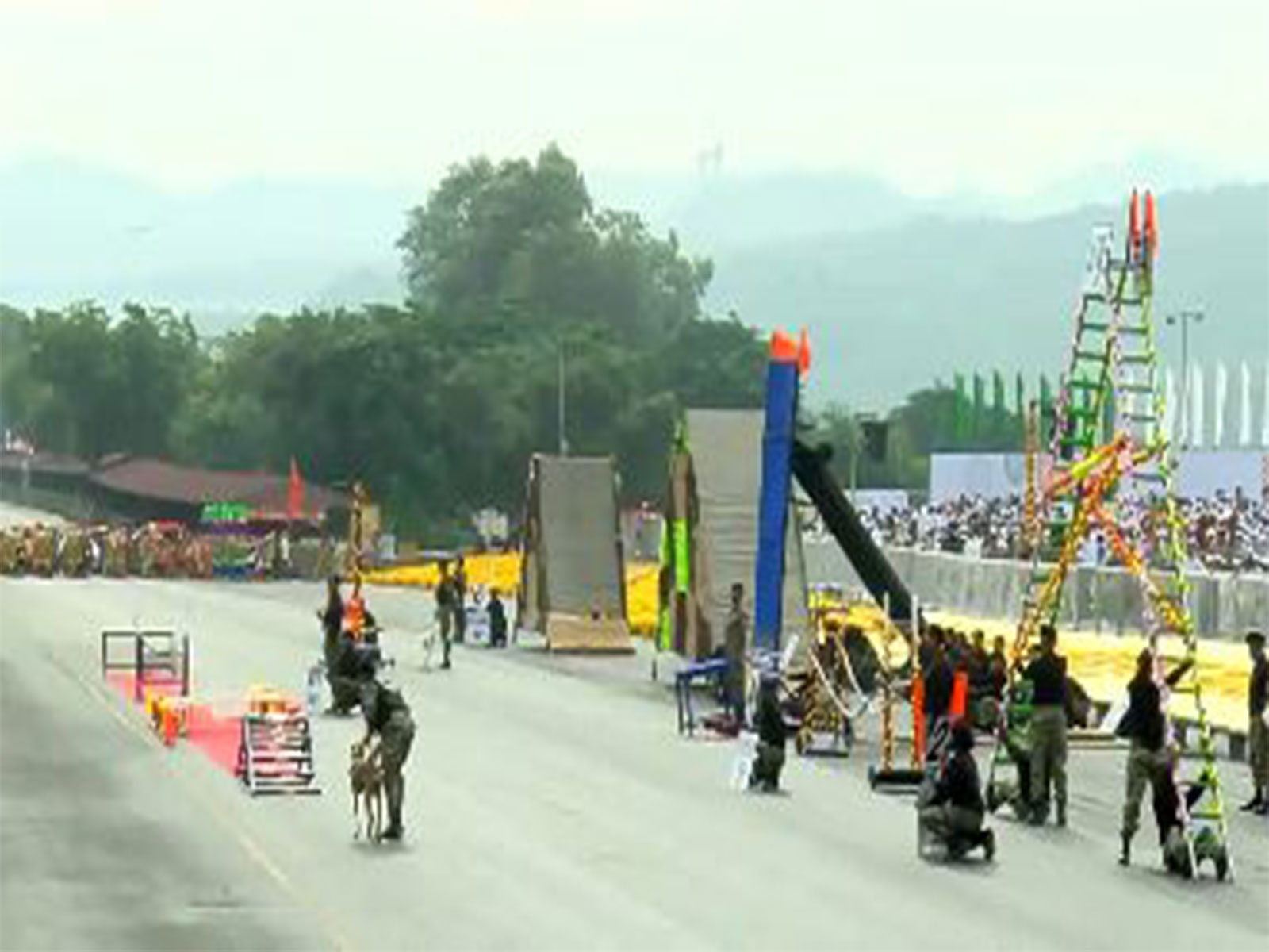 BSF dog squad showcase skills at Rashtriya Ekta Diwas (Photo/ANI)