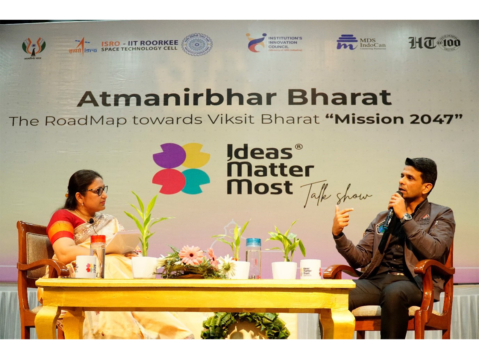 "Ideas Matter Most" the prestigious talk show Roars at IIT Roorkee -- Astronaut Shubhanshu Shukla Inspires Youth to Dream Big, Build Bold, and Lead India to 2047