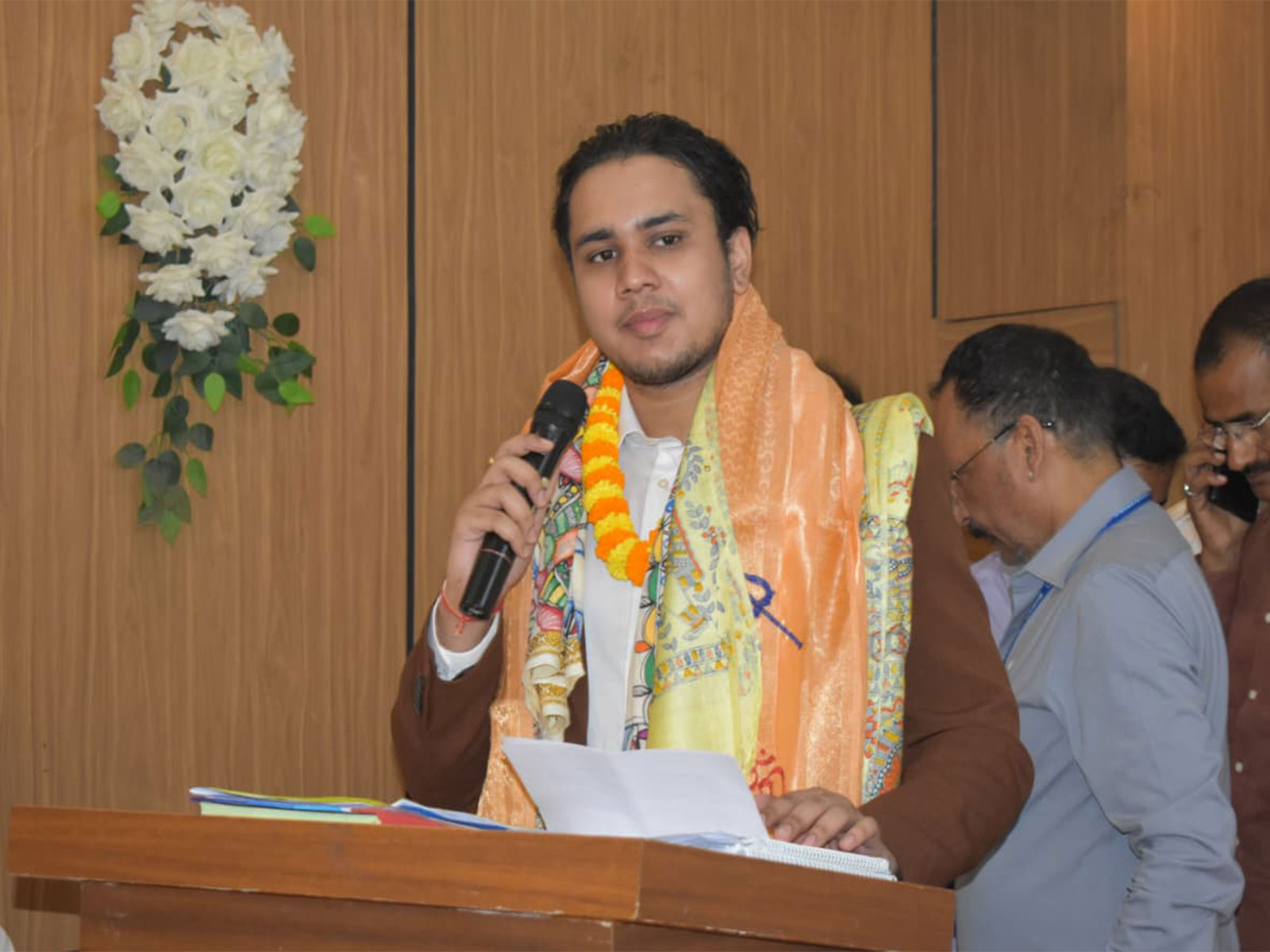 Bihar Cricket Association president Harsh Vardhan (Image: BCA media)