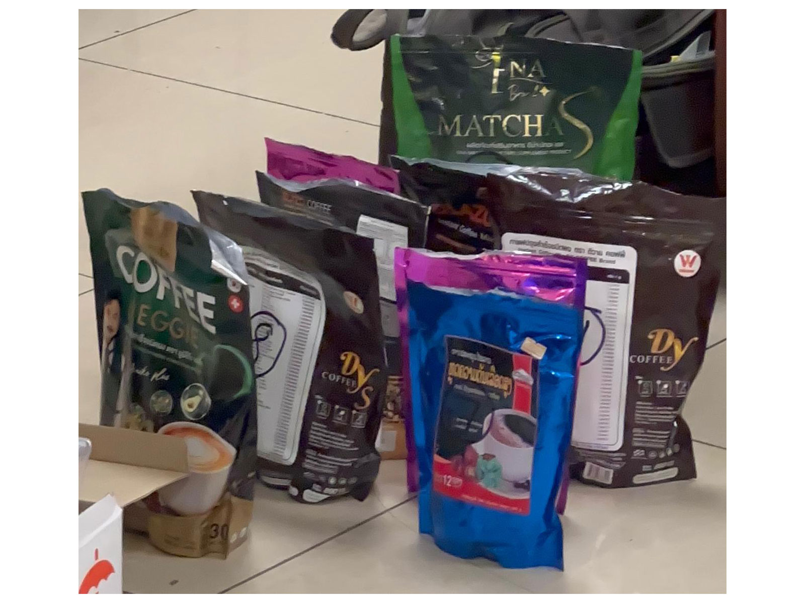 Packets seized by DRI (Photo/DRI)