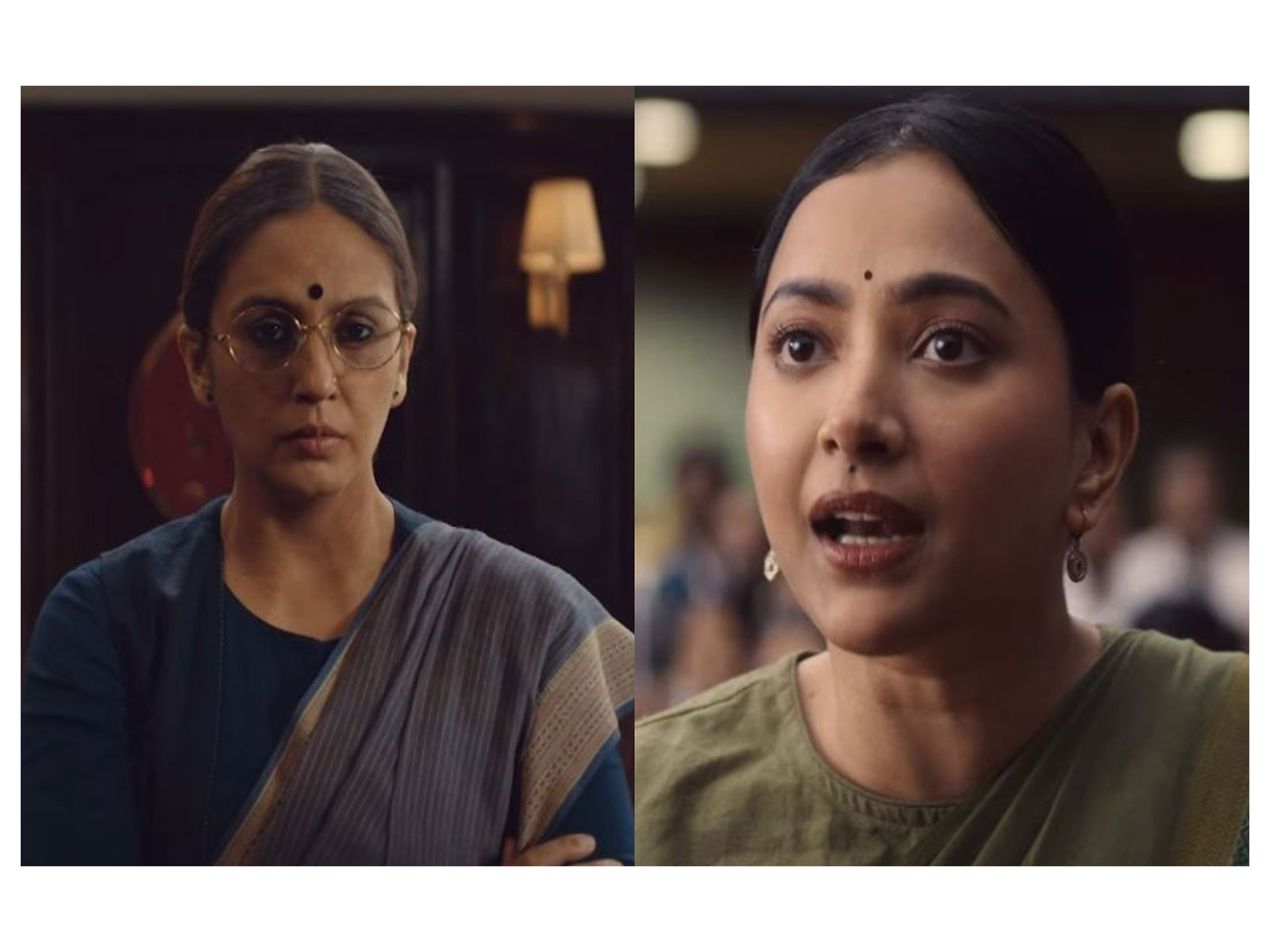 Shweta Basu Prasad, Huma Qureshi in Maharani Season 4 (Photo/Instagram@SonyLIV)