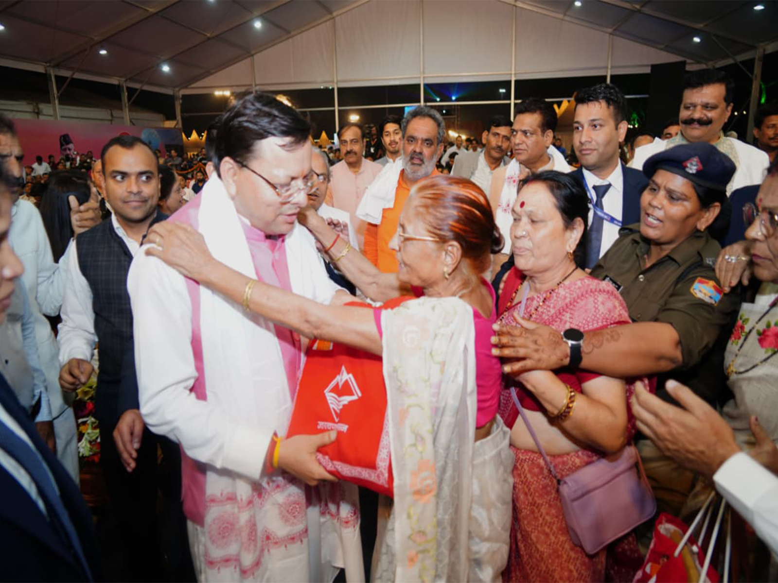 Uttarakhand Chief Minister Pushkar Singh Dhami participated in the event (Photo/ANI)