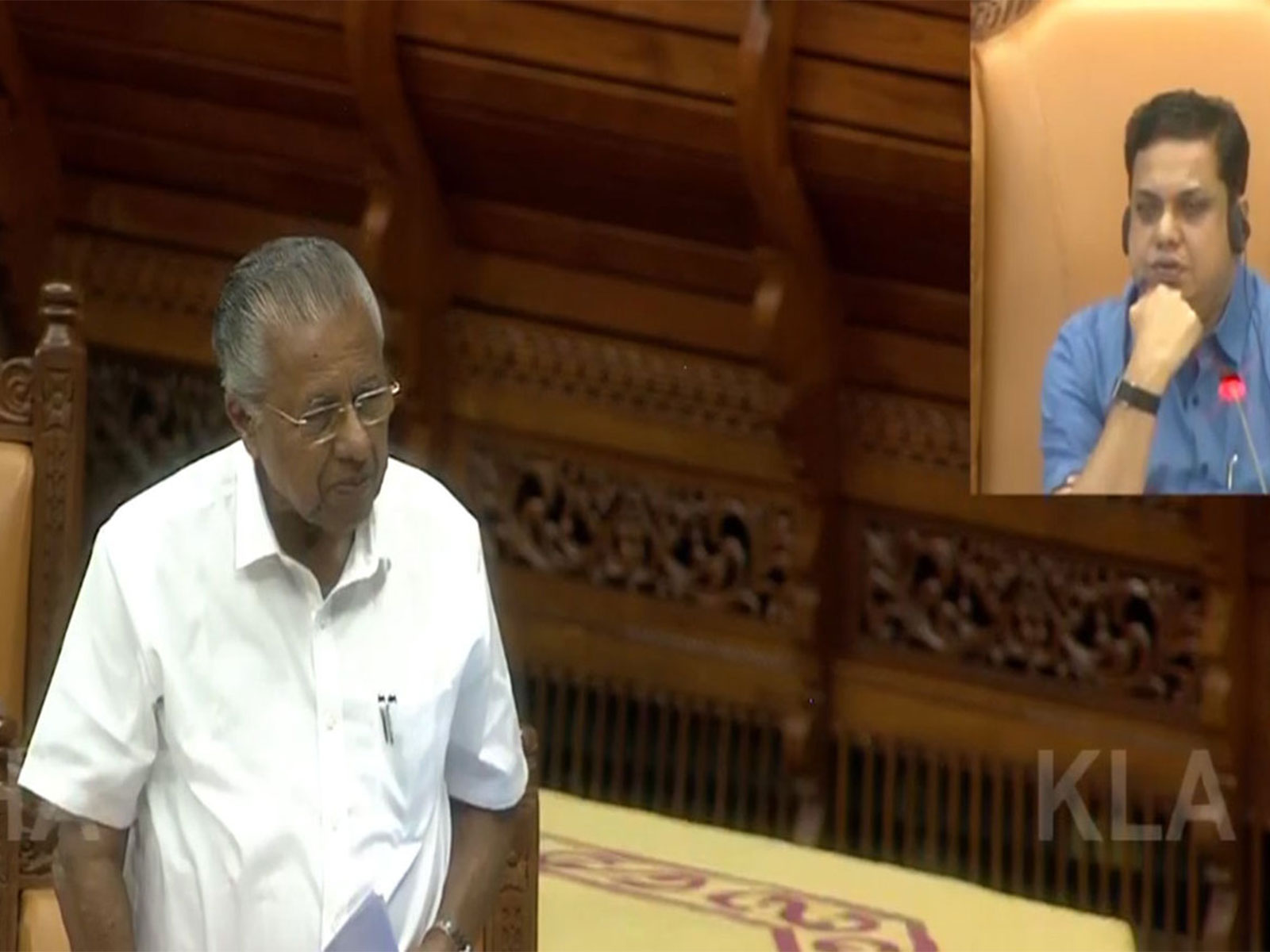 CM Pinarayi Vijayan at Kerala Legislative Assembly Special Session (Photo: Kerala Assembly)