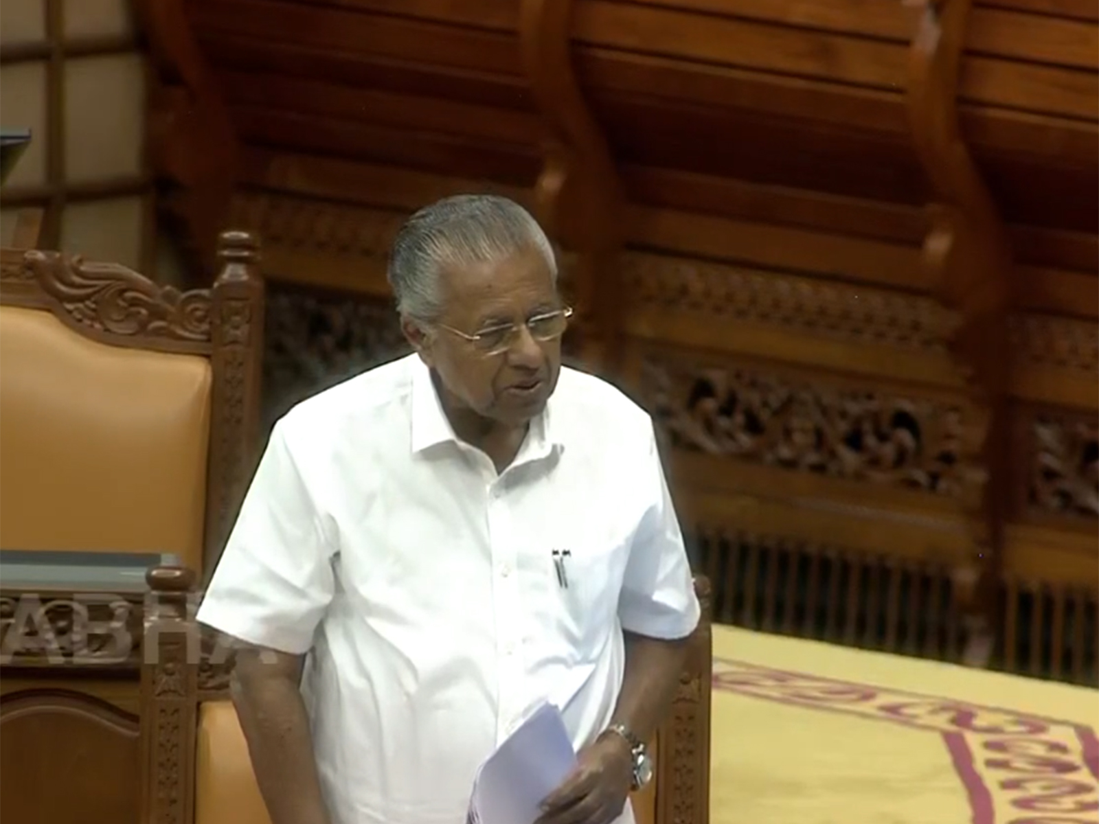 CM Pinarayi Vijayan at Kerala Legislative Assembly Special Session (Photo/Kerala Assembly)