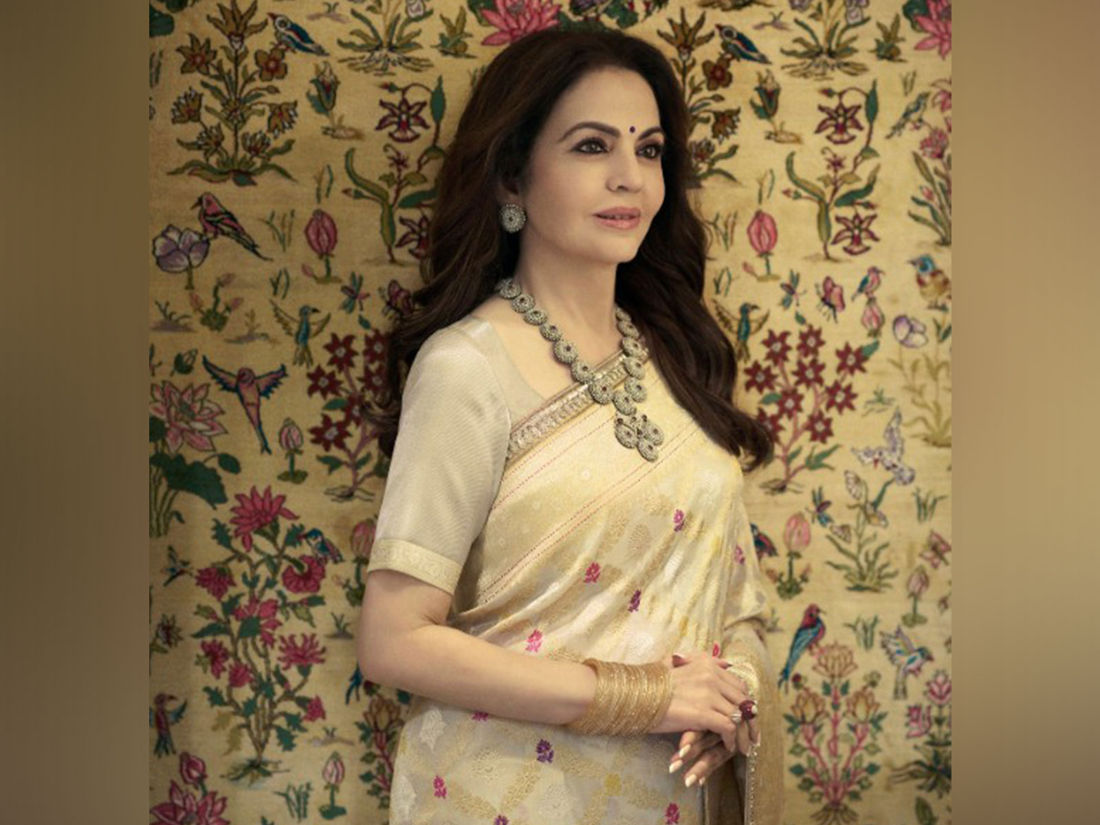 Nita Ambani, Founder and Chairperson of Reliance Foundation (Image source/X/ @@RIL_Updates)
