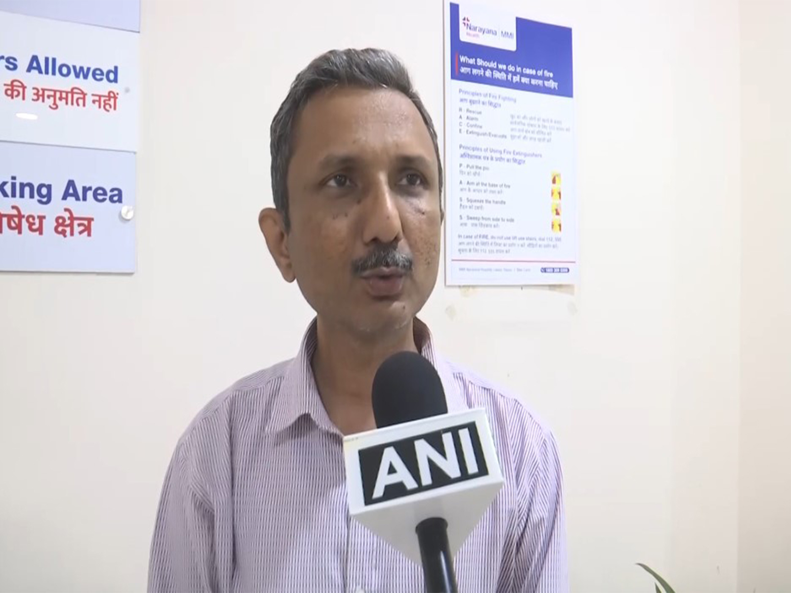 Son of renowned writer Vinod Kumar Shukla, Shashwat Shukla (Photo/ANI)