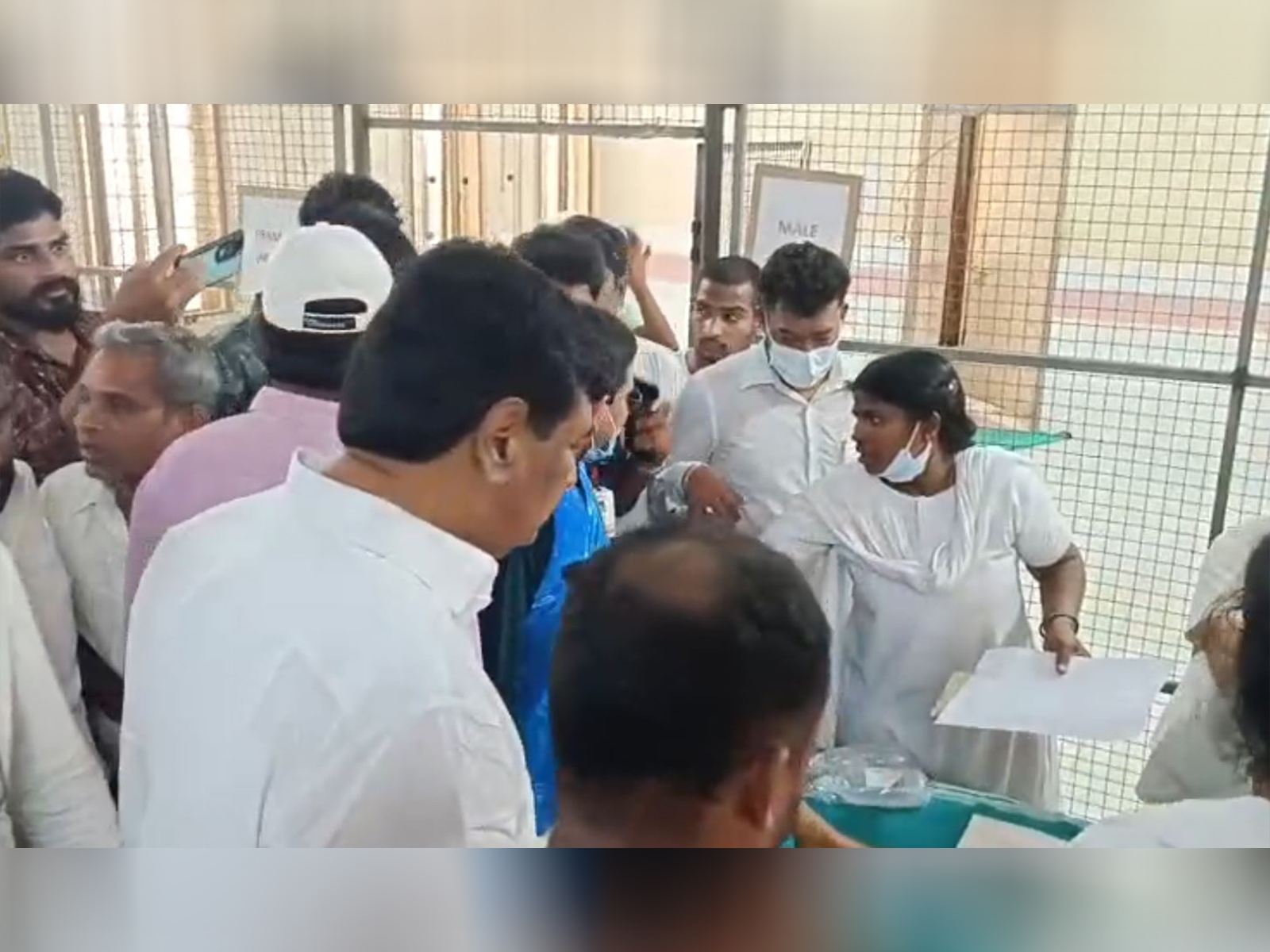 Scenes at the Srikakulam Hospital (Photo/ANI)