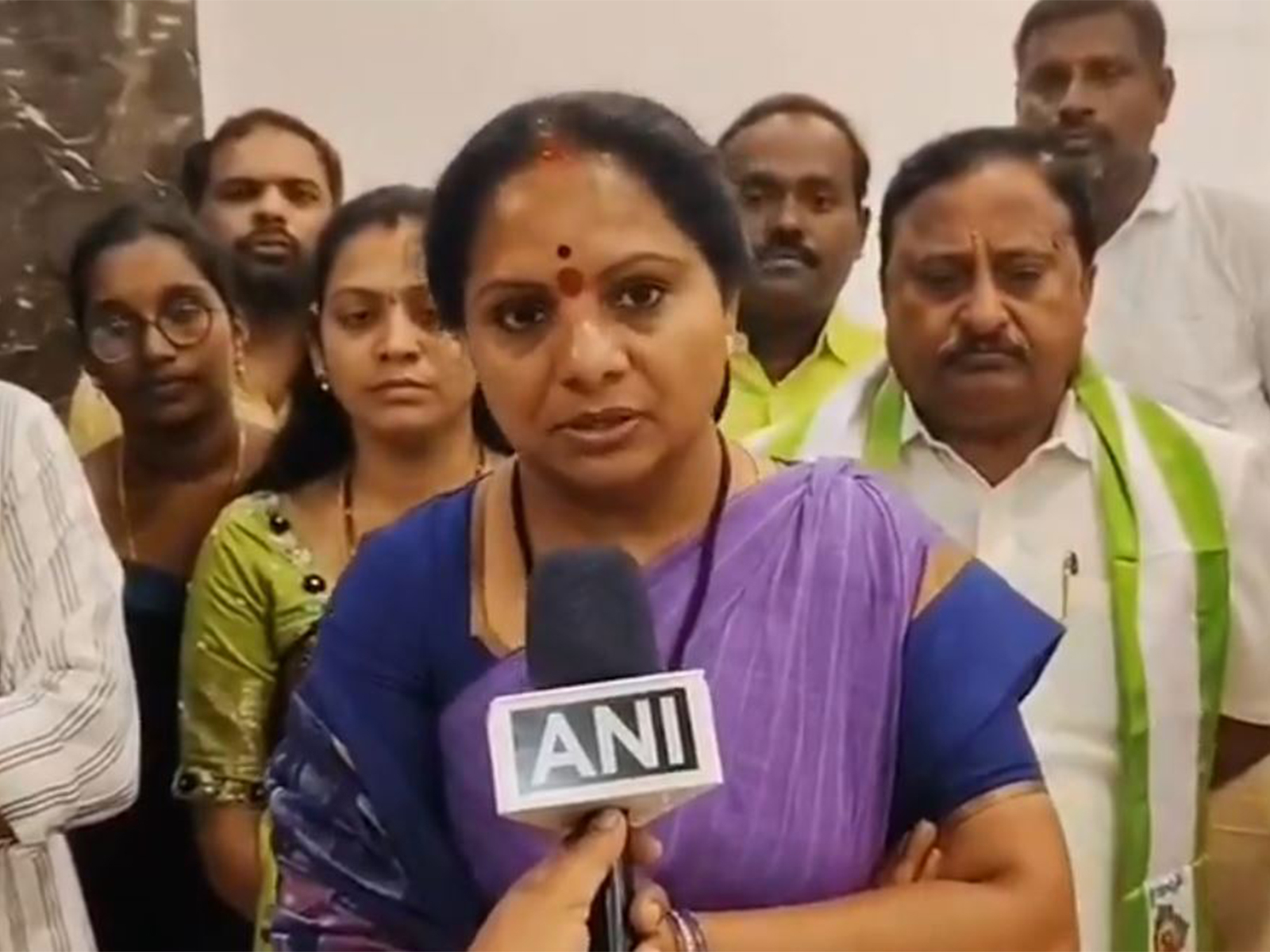 Telangana Jagruti President K Kavitha (Photo/ANI)