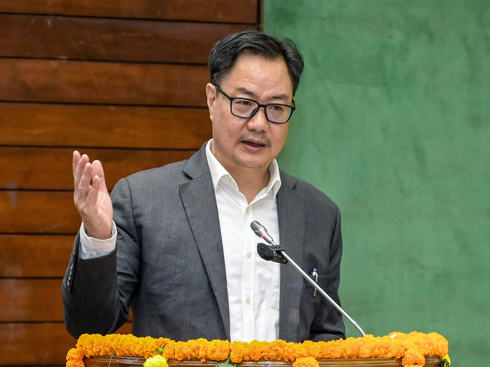 Union Minister of Parliamentary Affairs Kiren Rijiju (File photo/ANI)
