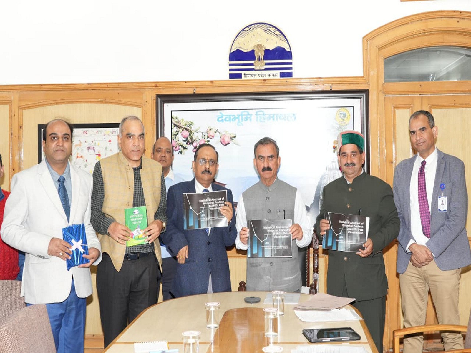Himachal Pradesh CM Sukhu released two key statistical publications. (Photo/CMO)