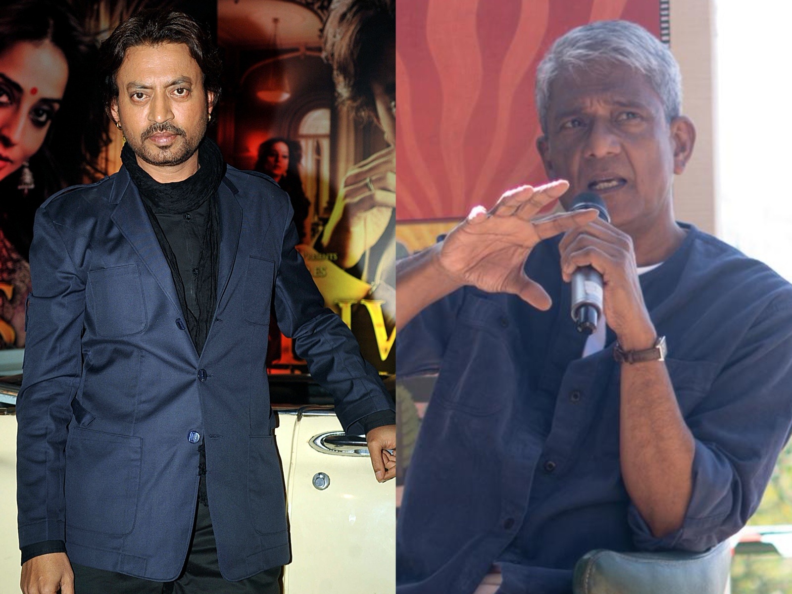 Irrfan Khan (Photo: ANI) and Adil Hussain (Photo: DIFF 2025)