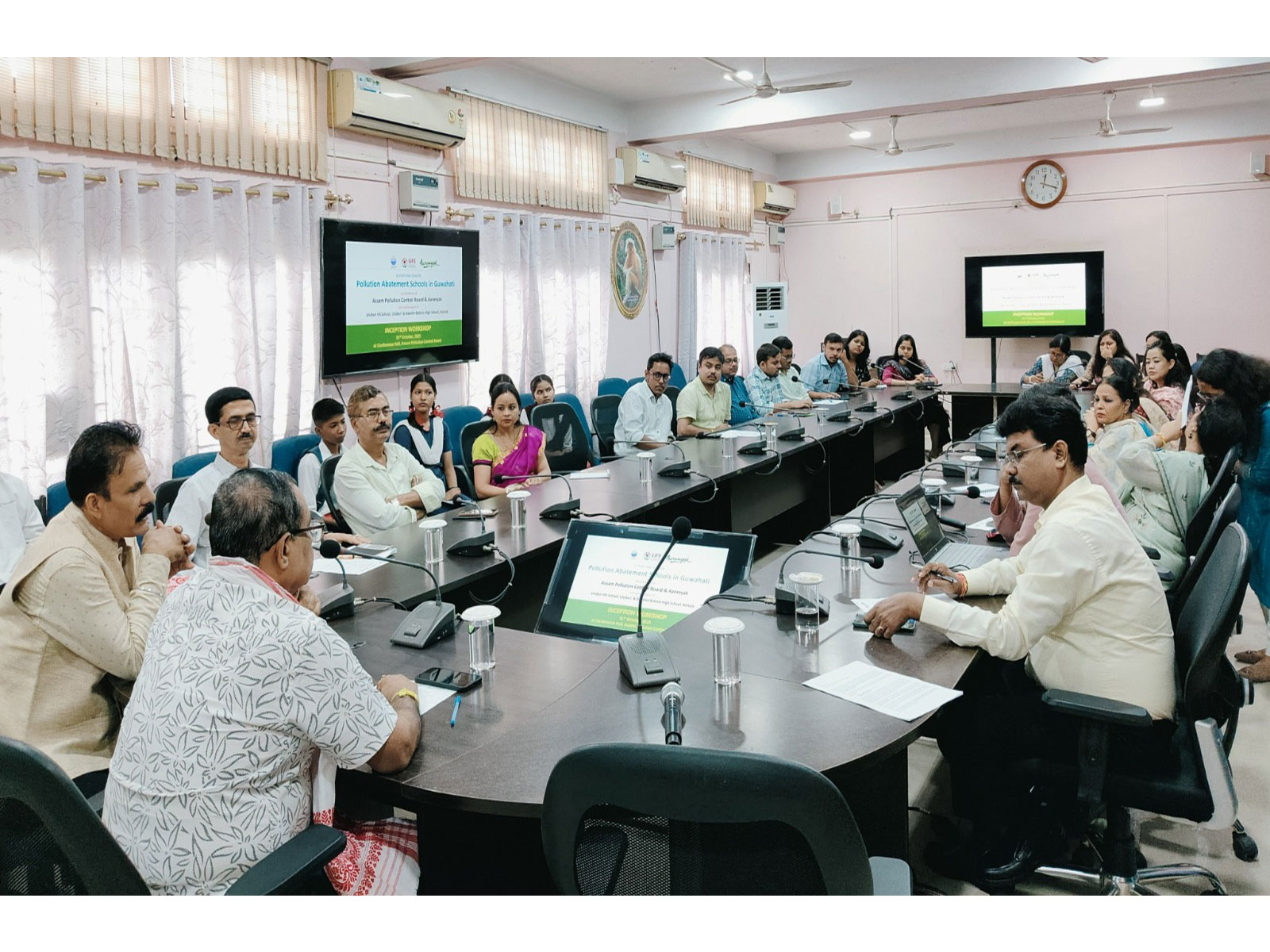 APCB, Aaranyak launch 'Pollution Abating Schools' initiative in Guwahati (Photo/ANI)