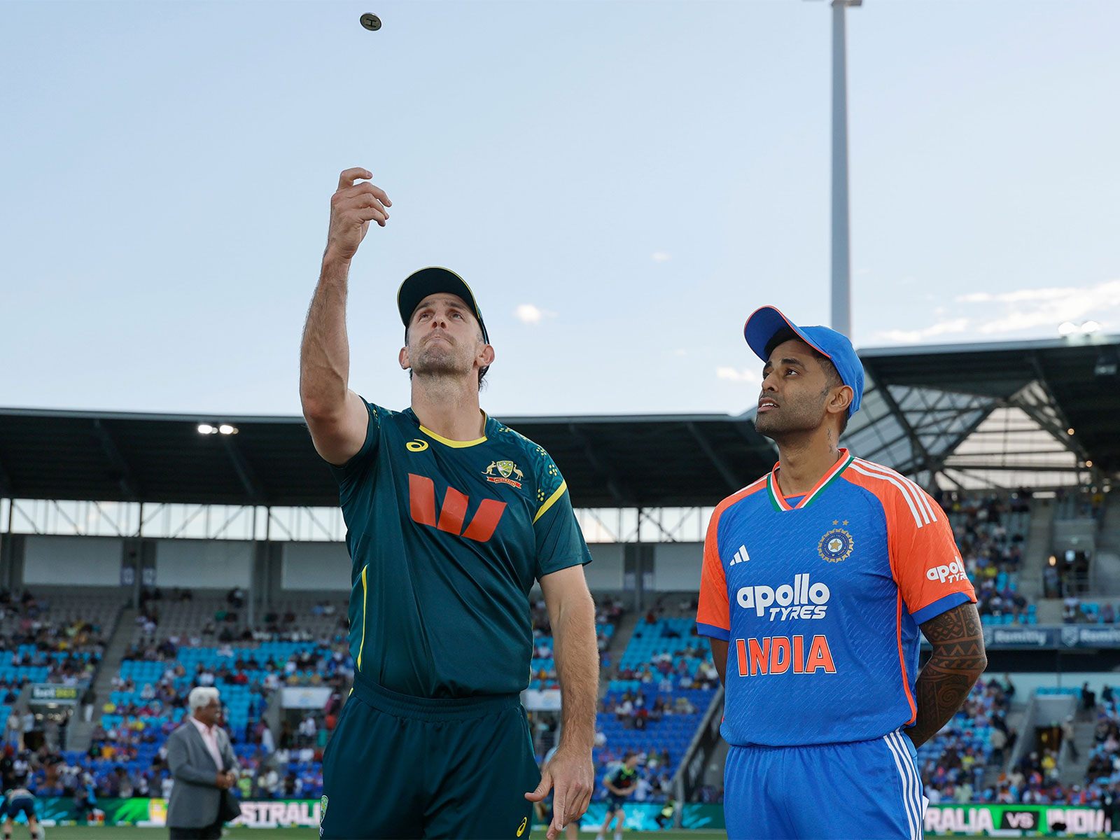 Mitchell Marsh and Suryakumar Yadav (Photo: X/@BCCI)