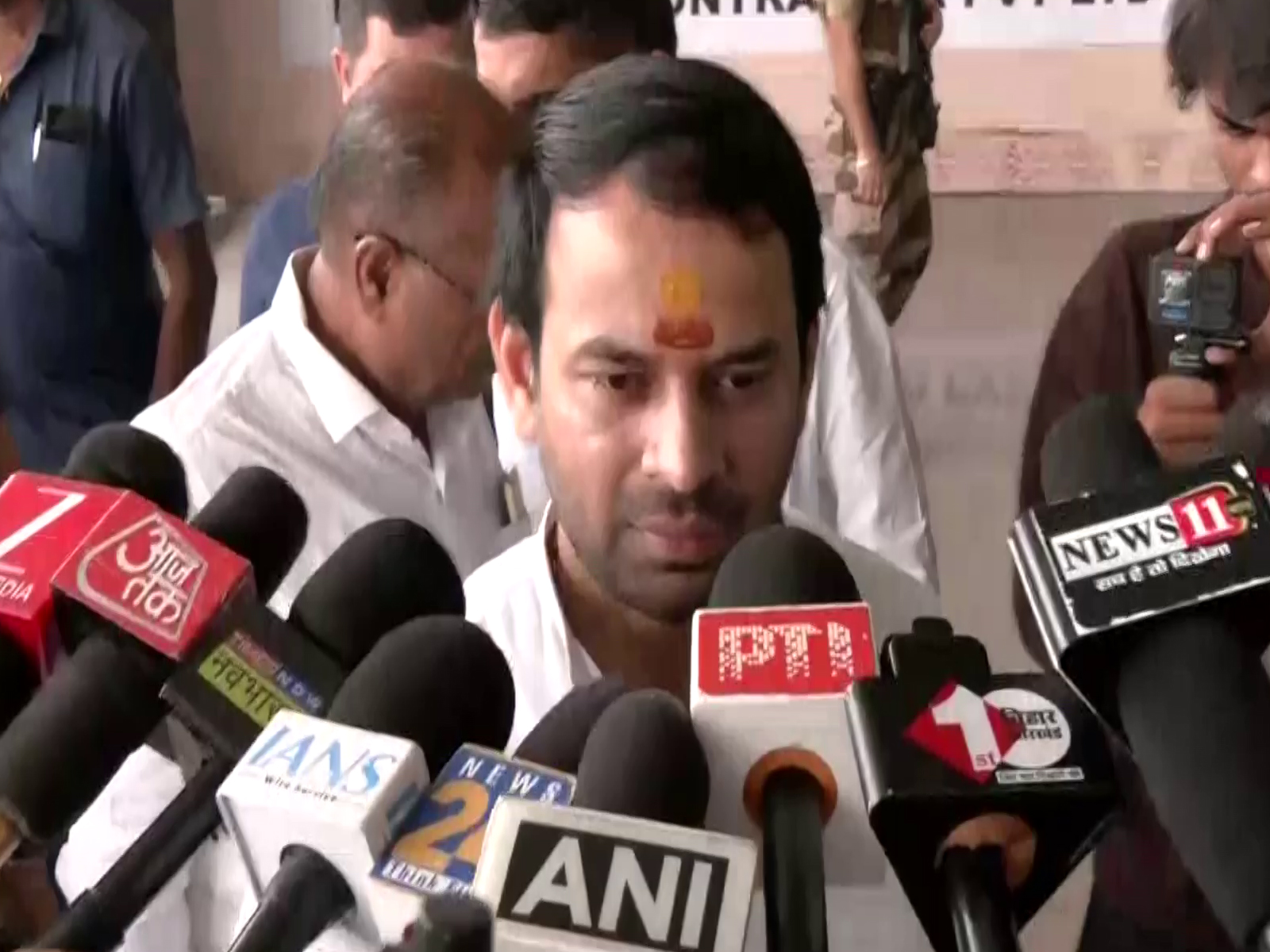 JJD chief Tej Pratap Yadav (Photo: ANI) 